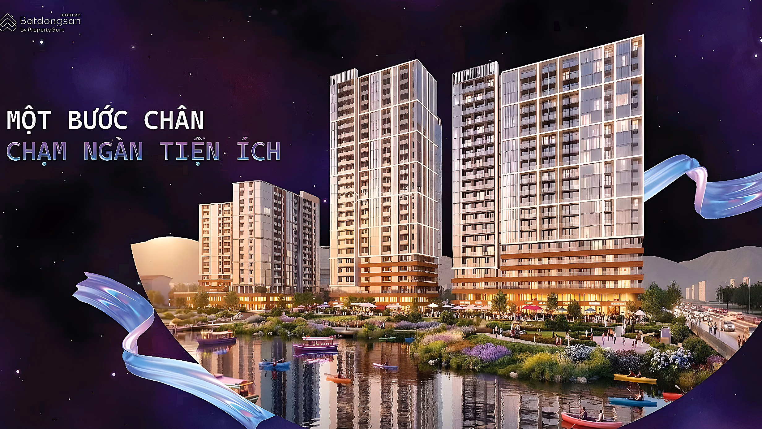 Beautiful product The Onsen 3 apartments 2 bedrooms river view. The Charmora City Nha Trang project