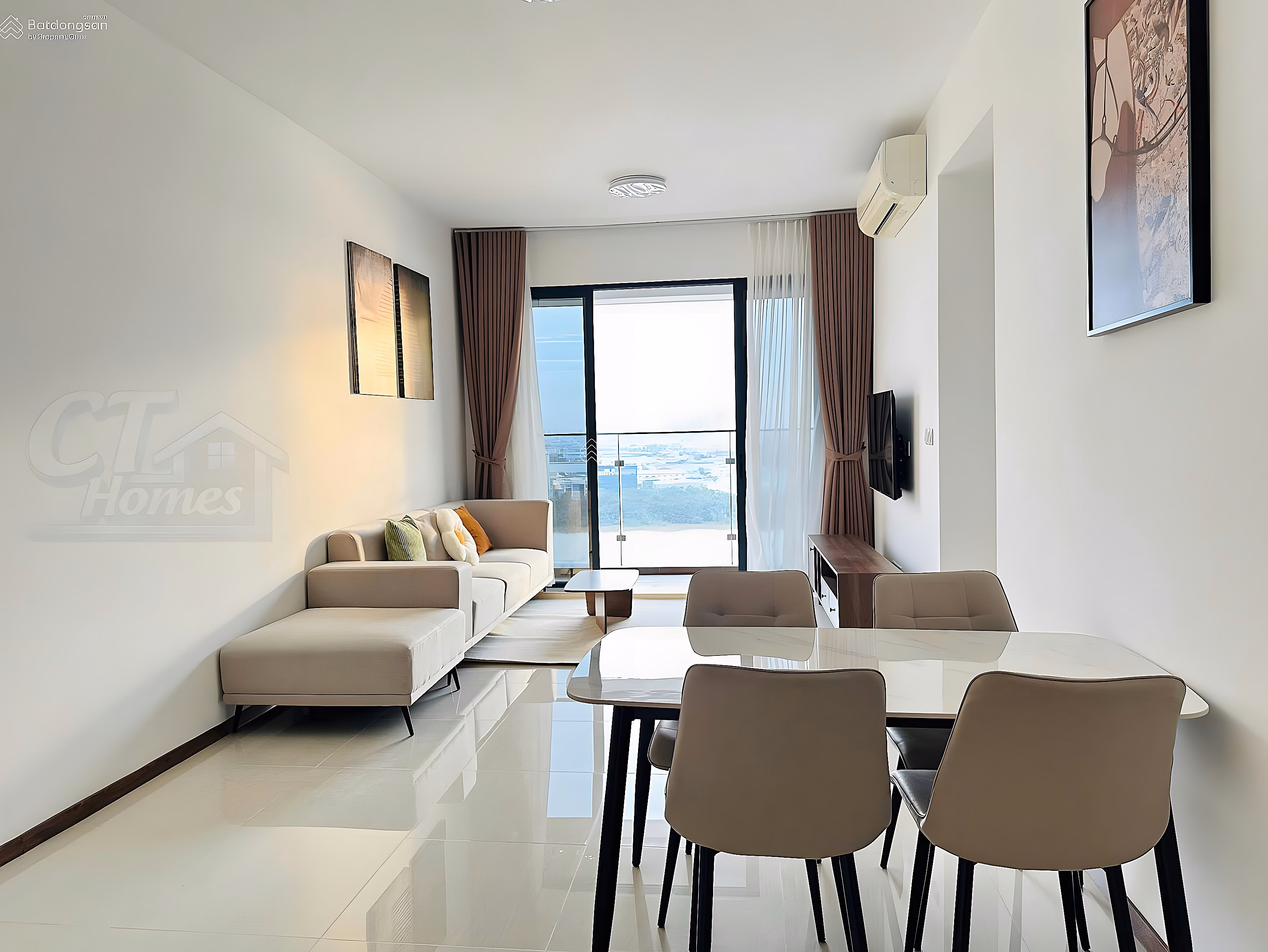 3 BEDROOM APARTMENT FOR RENT WITH DIRECT VIEW OF TRUNG SEN RIVER