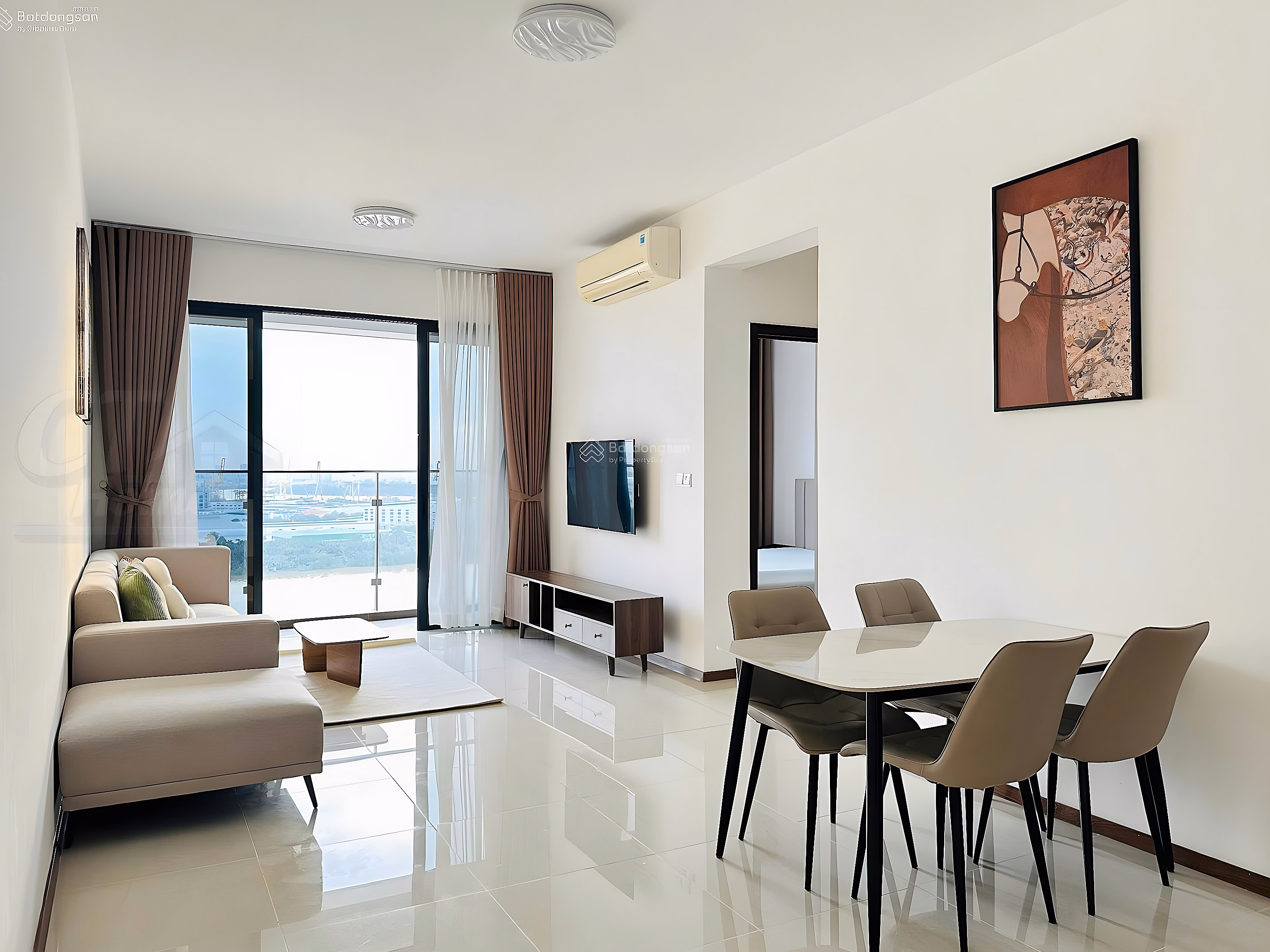 3 BEDROOM APARTMENT FOR RENT WITH DIRECT VIEW OF TRUNG SEN RIVER