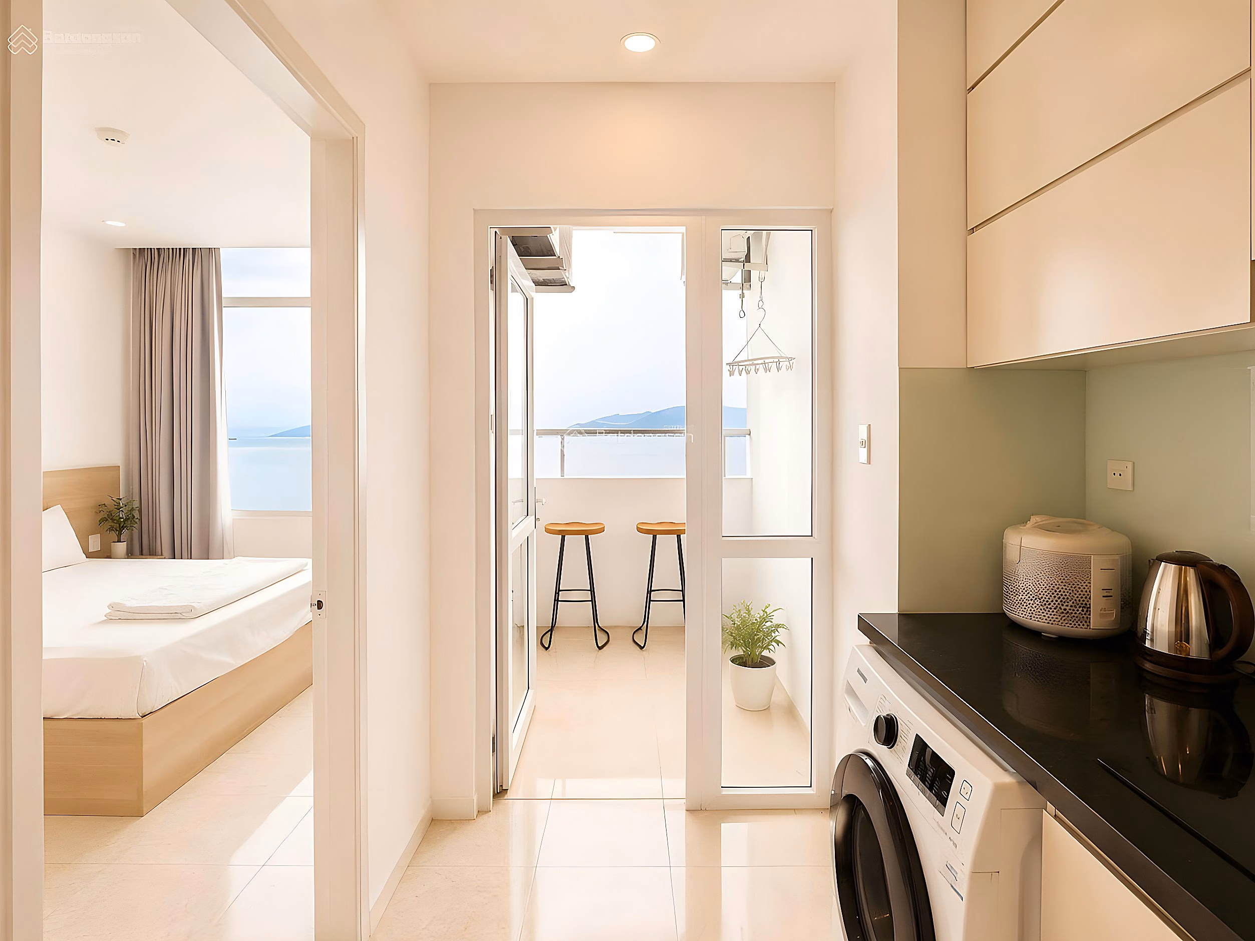 Apartment for rent with 2 bedrooms, 2 bathrooms, great price in Muong Thanh Khanh Hoa, Nha Trang, Khanh Hoa, 60m2