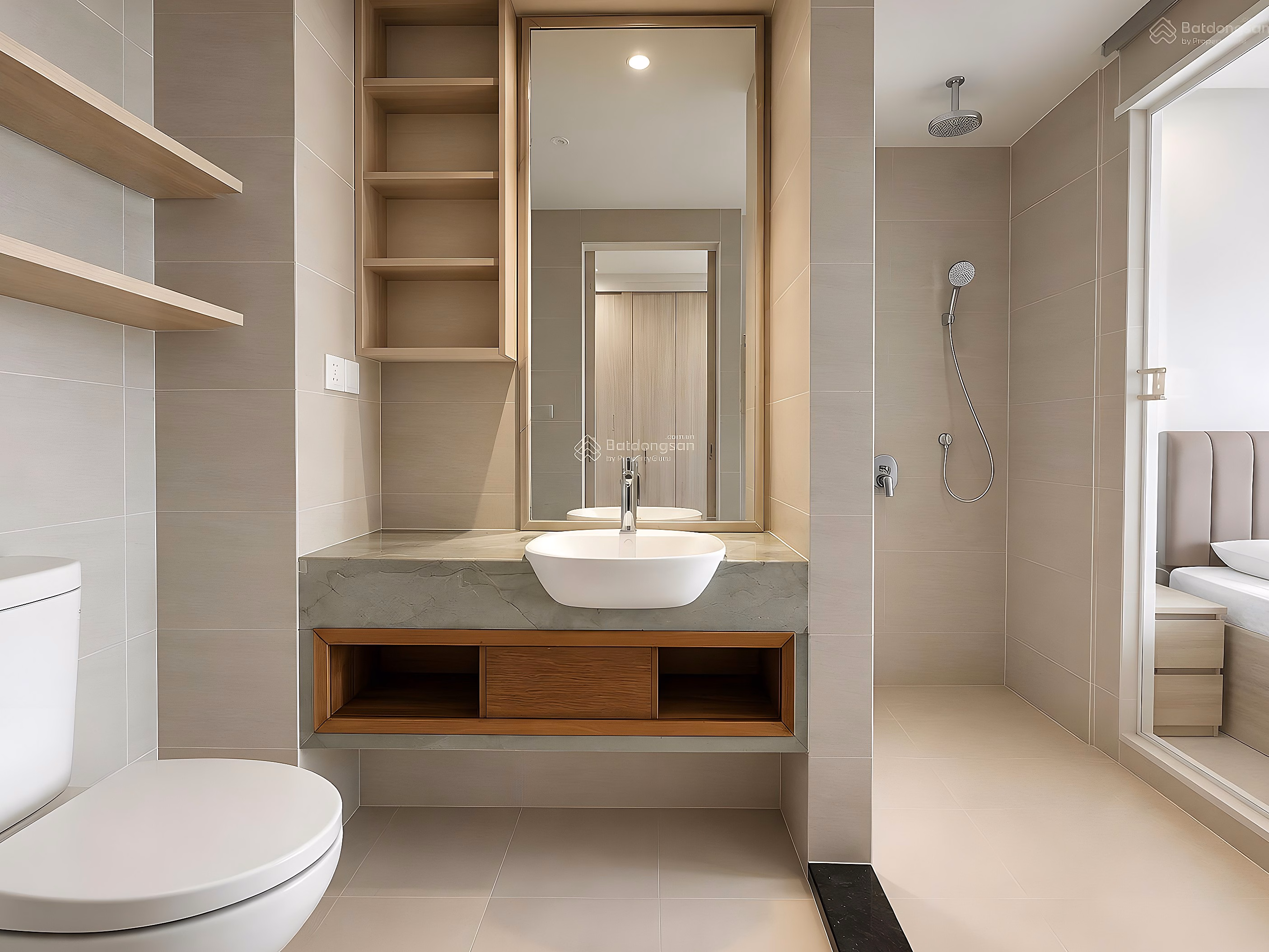 1 bedroom, 1 bathroom apartment for rent in Gold Coast Nha Trang, 15 million VND, beautiful 50m2, many amenities