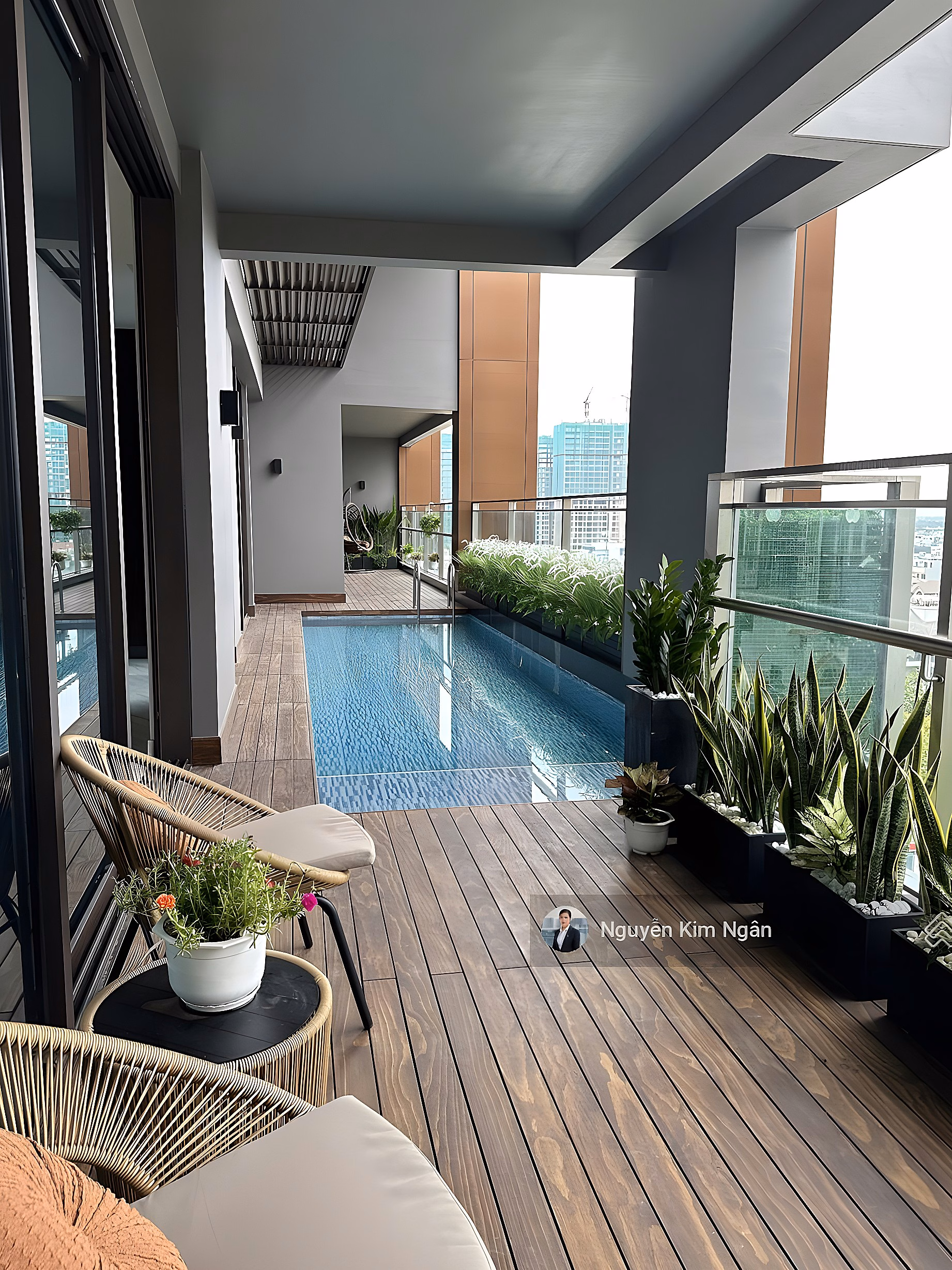 DEFINE apartment for rent 4 bedrooms + 1 bedroom mad - 6 bathrooms - 325m2, 158 million/month