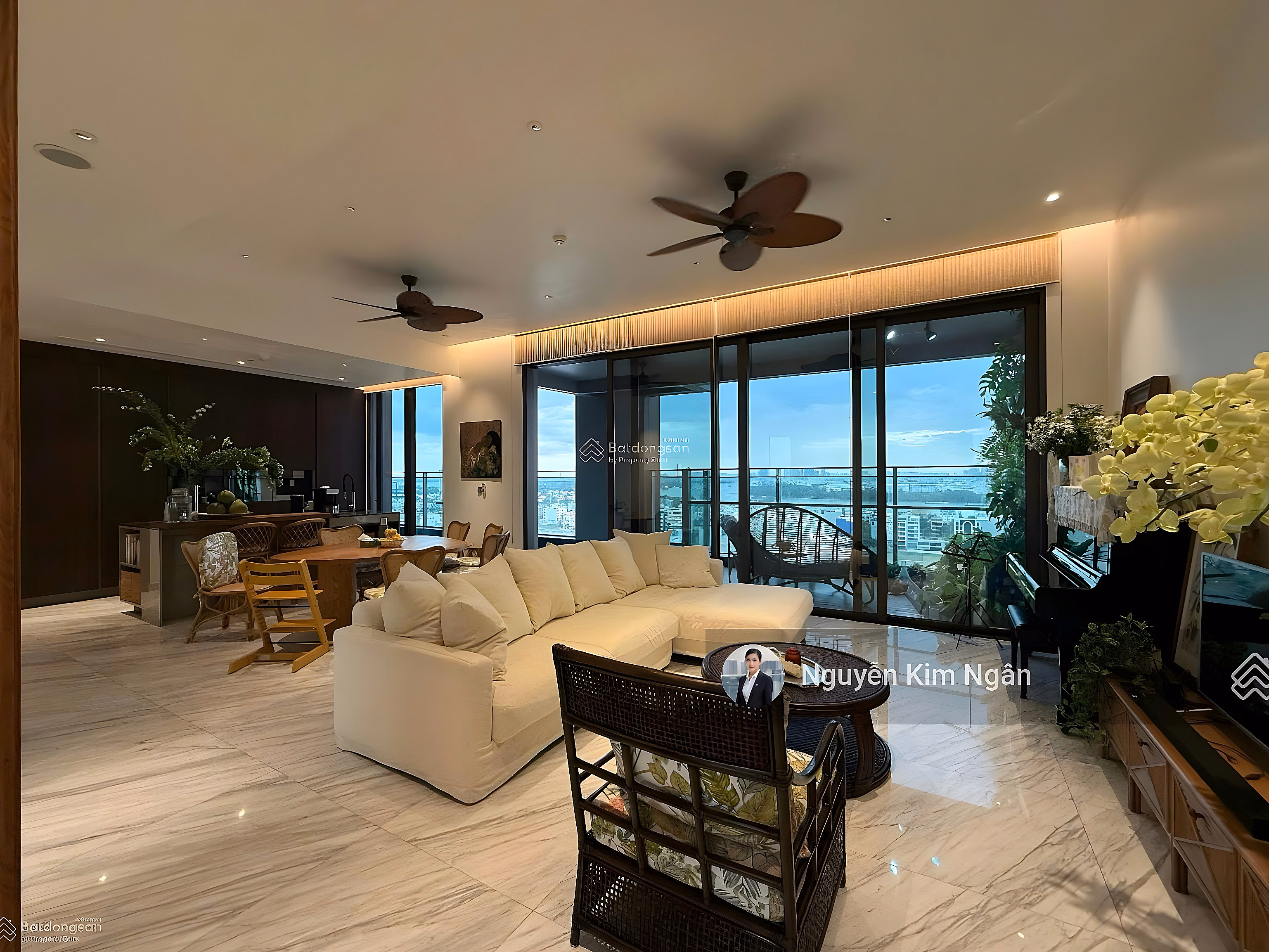 DEFINE apartment for rent 4 bedrooms + 1 bedroom mad - 6 bathrooms - 325m2, 158 million/month