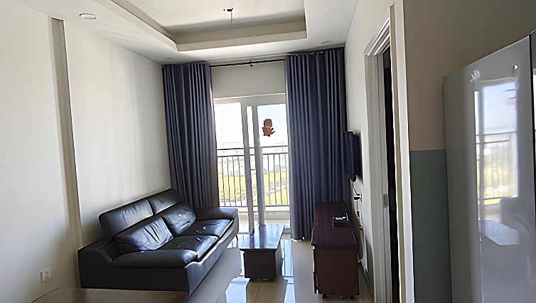 I have an empty apartment for rent right away, 2 bedrooms, 2 bathrooms, full interior at Moonlight Boulevard, price 12 million. Can stay right away