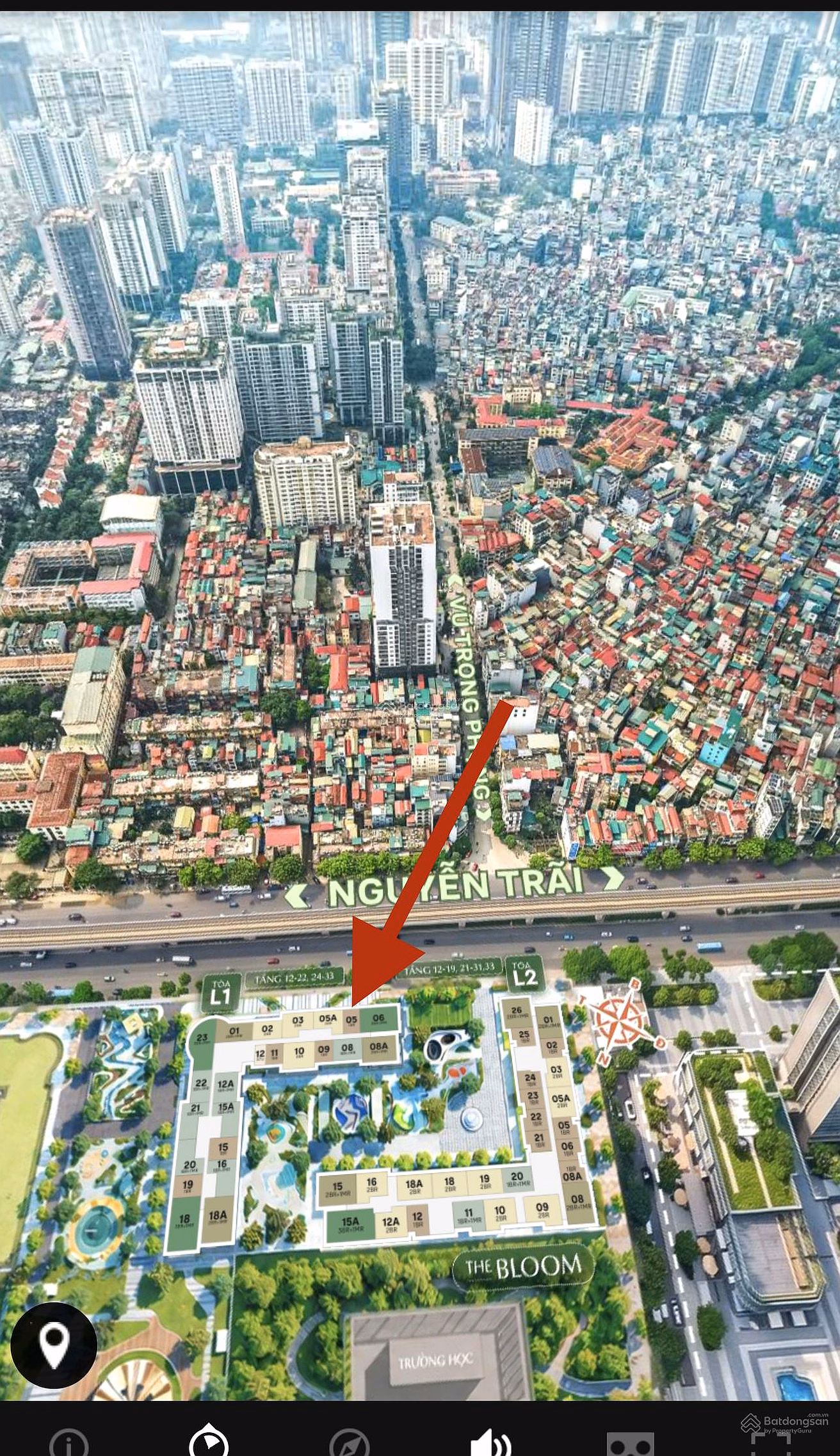 Finance more than 2 billion to own 1N Cao Xa La apartment, diamond location, Thanh Xuan District - Investment Price
