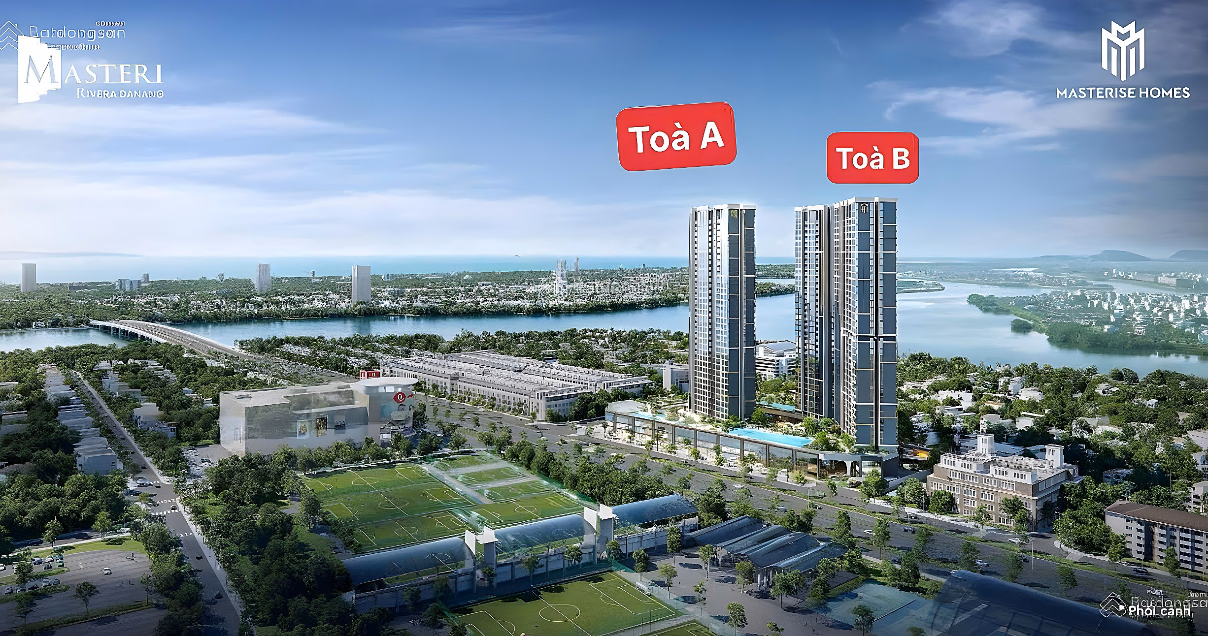 OWNER FOR URGENT SELLING MASTERI RIVERA APARTMENT IN DA NANG 2BR 67.1M2 VIEW OF THE COOL SOUTH HAN RIVER FOR ONLY 6.2 BILLION