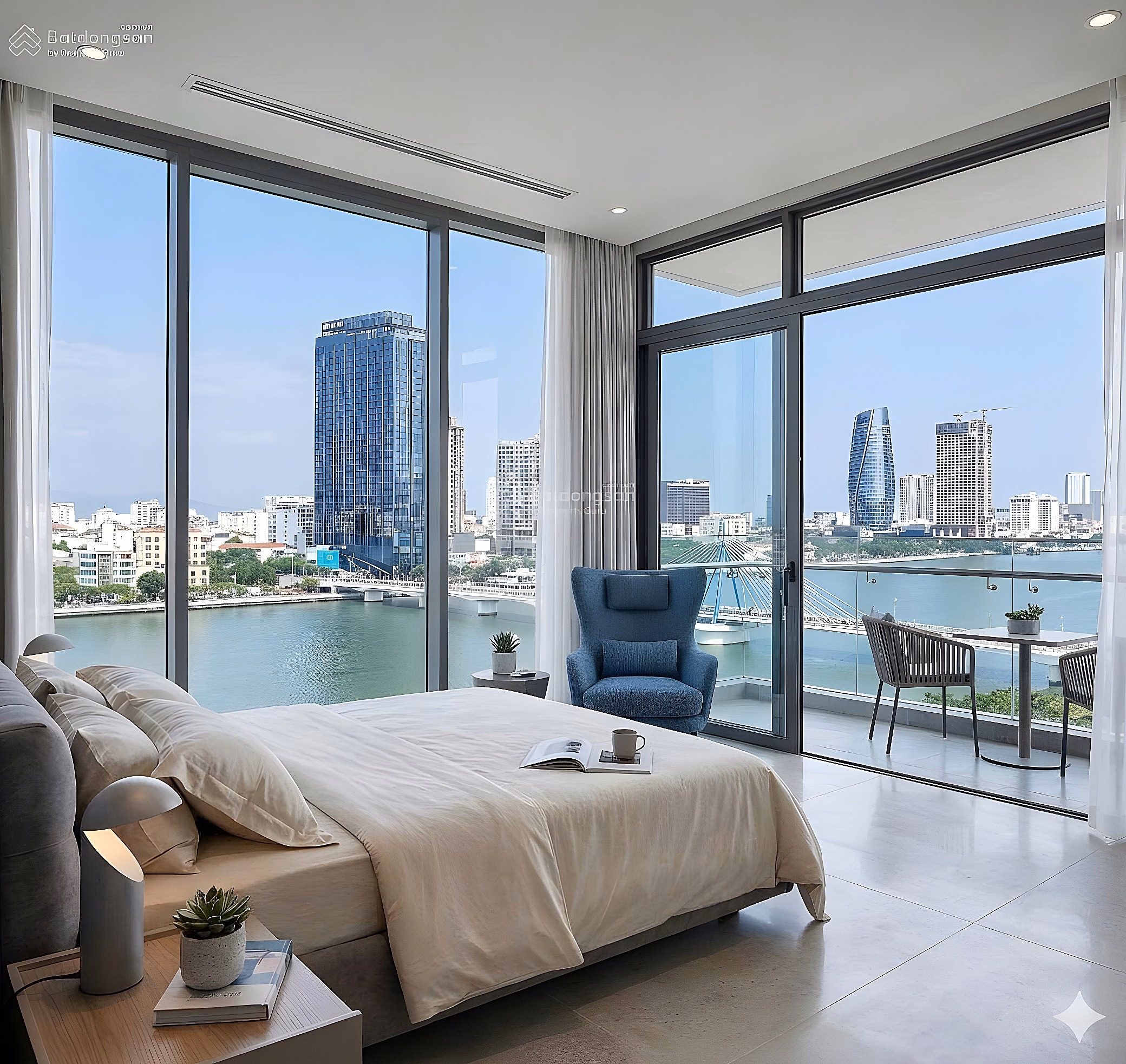 Quick sale of corner apartment with 2 bedrooms+ and 3 bedrooms facing the Han River with large area at Capital Square from only 7 billion