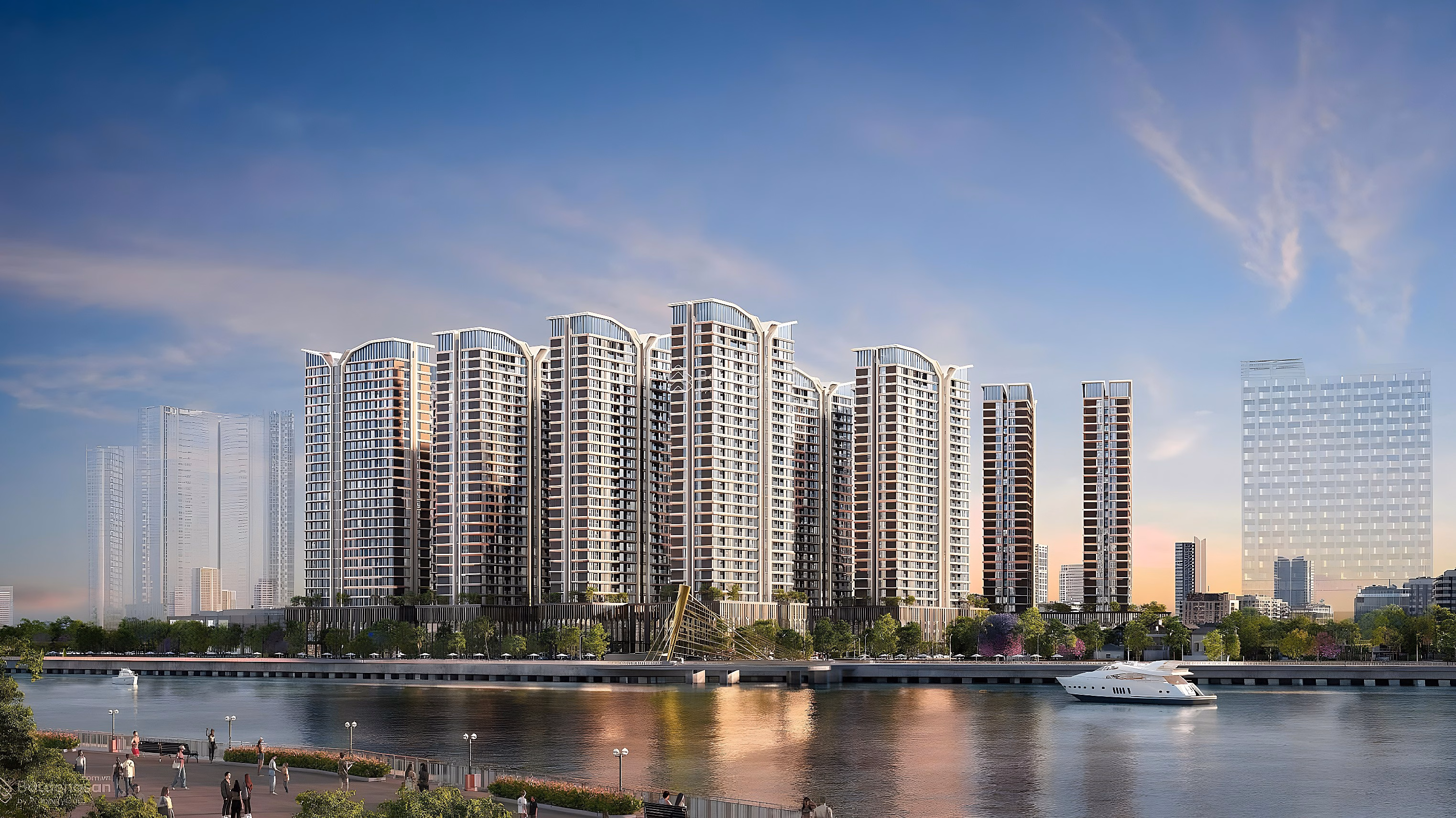 Quick sale of corner apartment with 2 bedrooms+ and 3 bedrooms facing the Han River with large area at Capital Square from only 7 billion