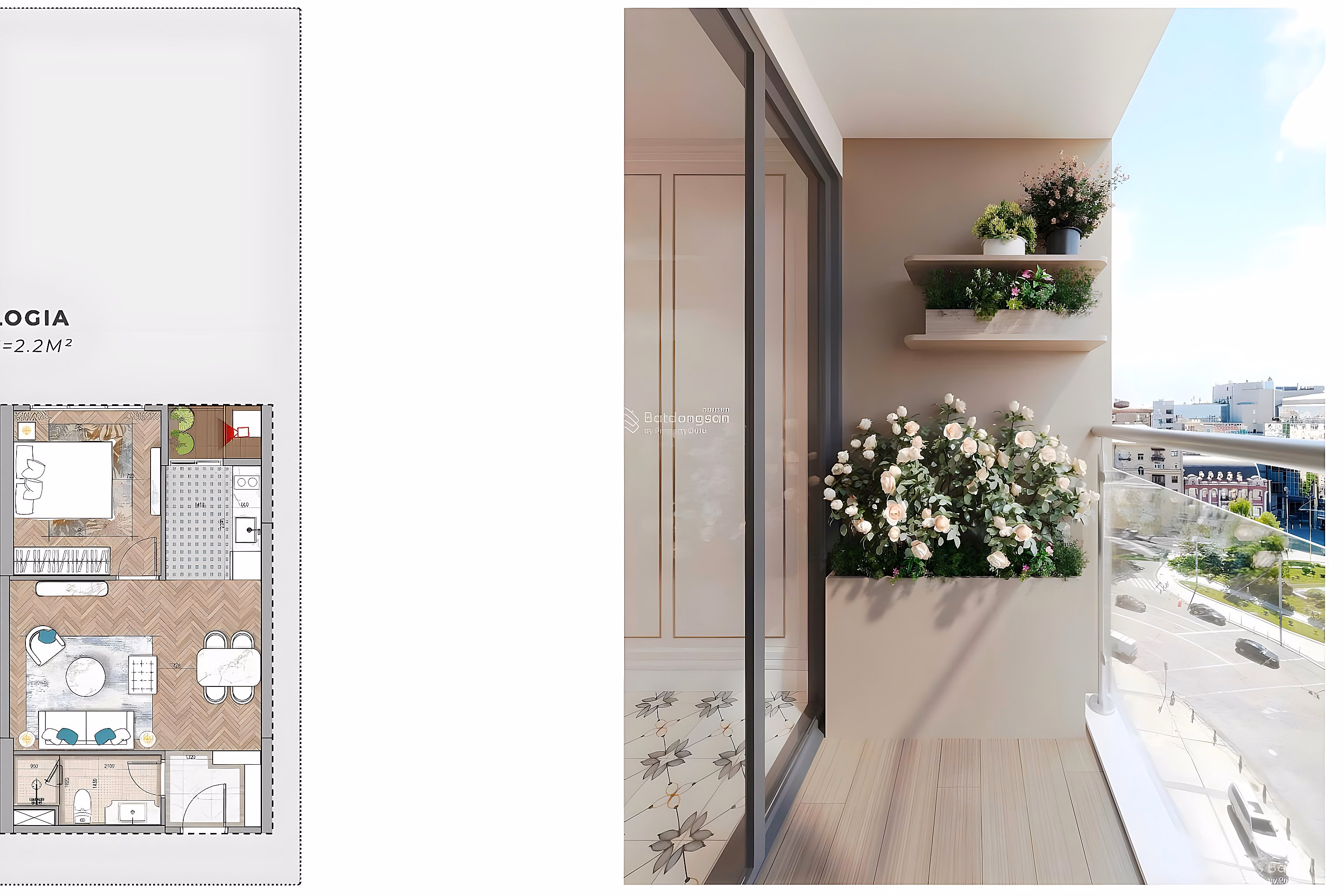 Selling a 1-bedroom, 2-bedroom apartment with super nice view of the square and Han River at Capital Square