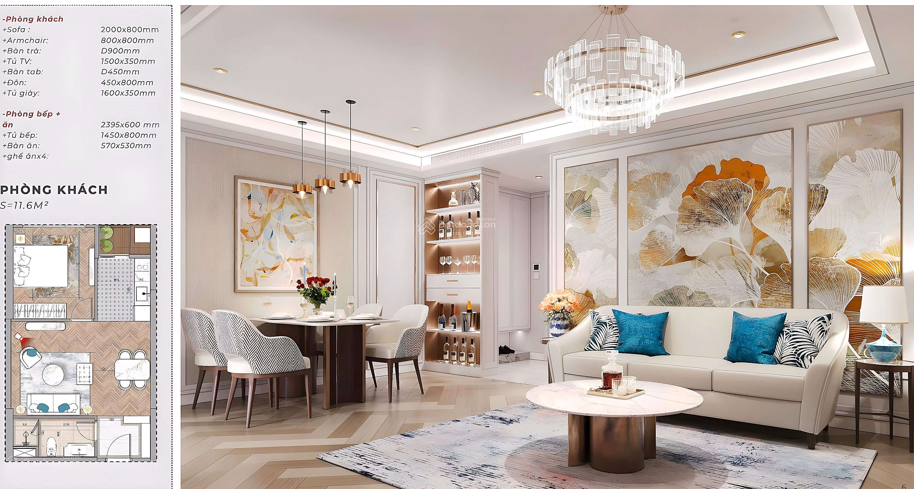 Selling a 1-bedroom, 2-bedroom apartment with super nice view of the square and Han River at Capital Square