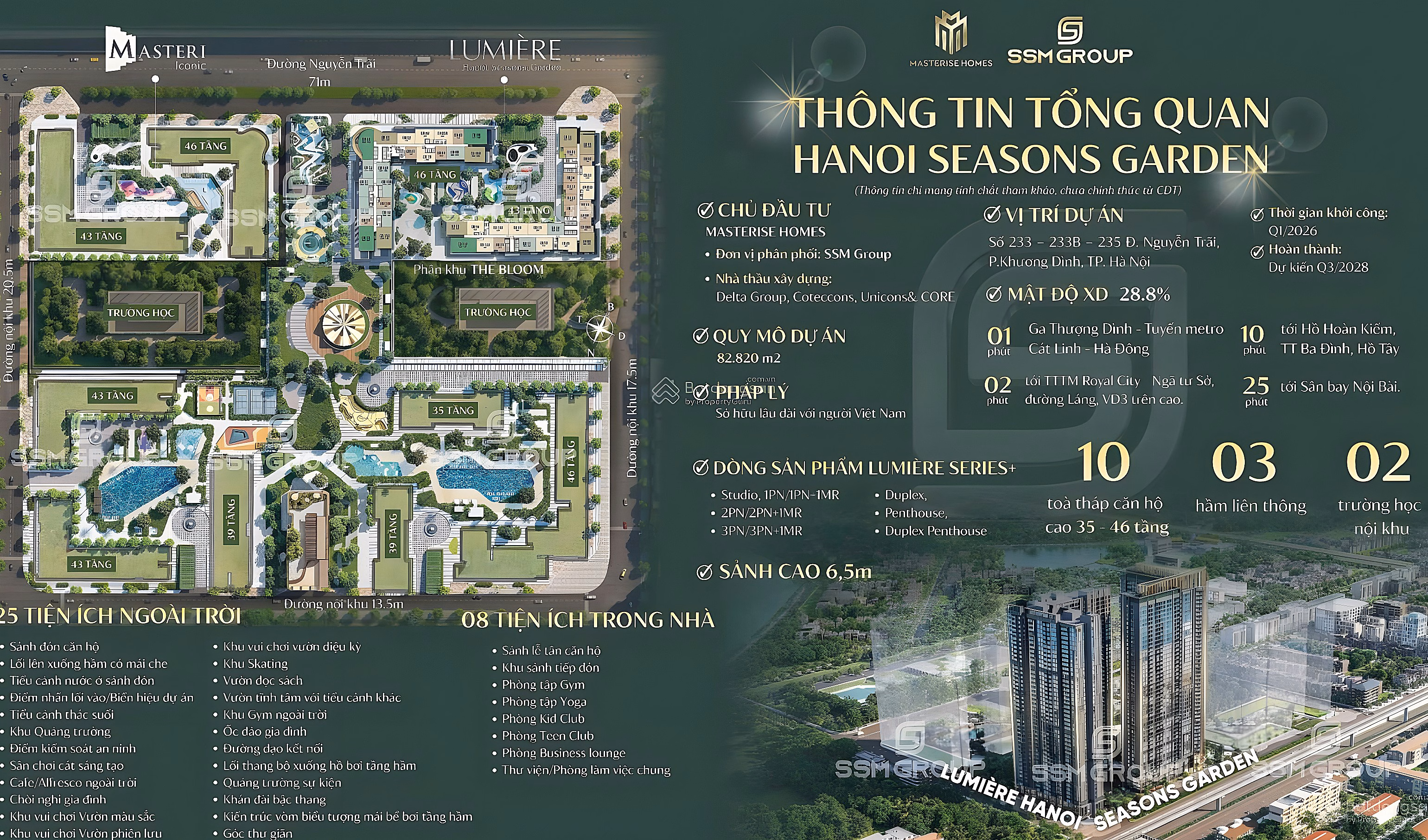 Best price Hanoi Season Garden - Vin Cao Xa La, Nguyen Trai, beautiful 1 bedroom - 3 bedroom shopping cart, great deals