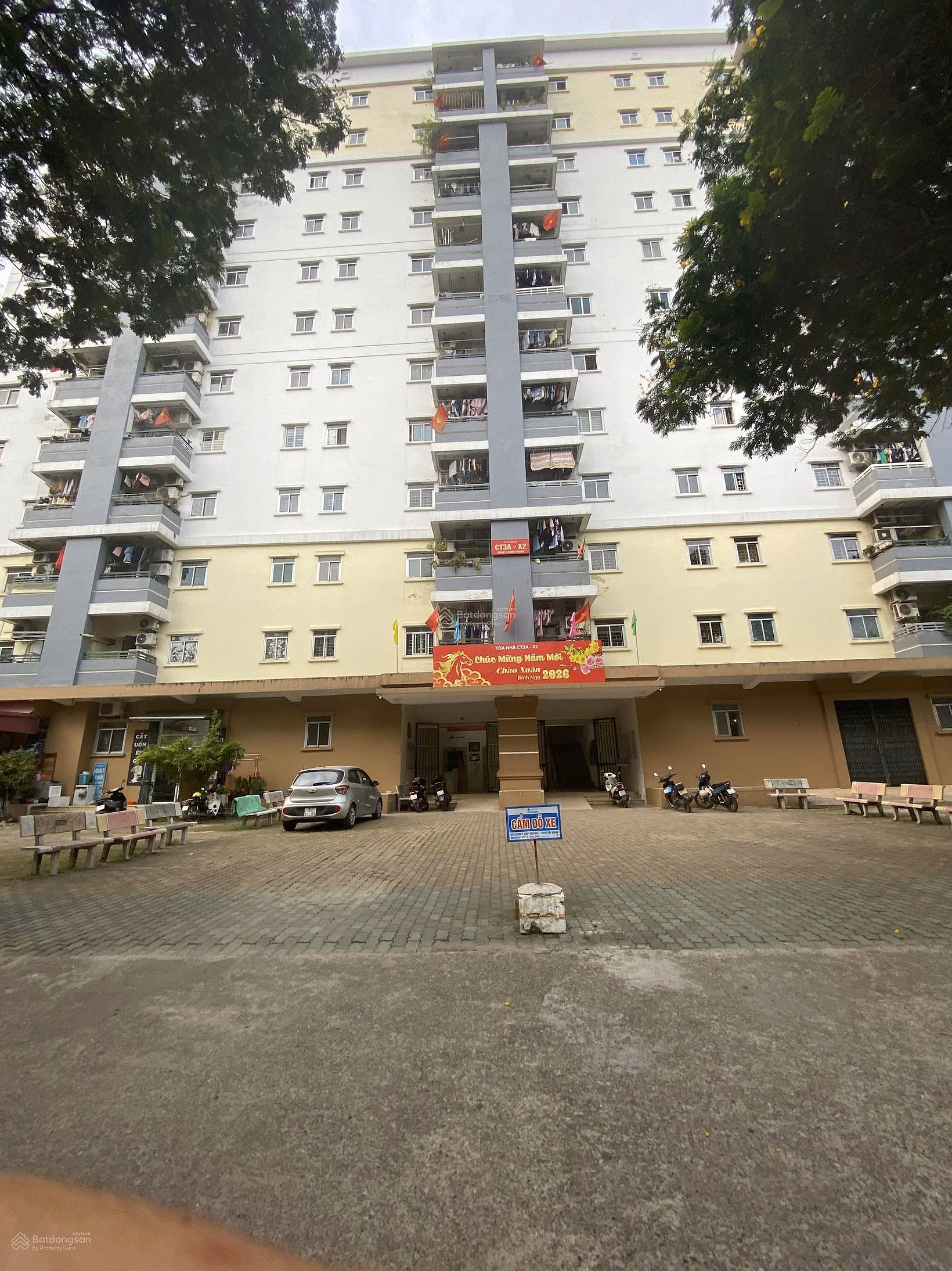 Selling 3-bedroom CORNER apartment at CT3 X2 Bac Linh Dam for only 5.1 billion 70.5m wide corner apartment