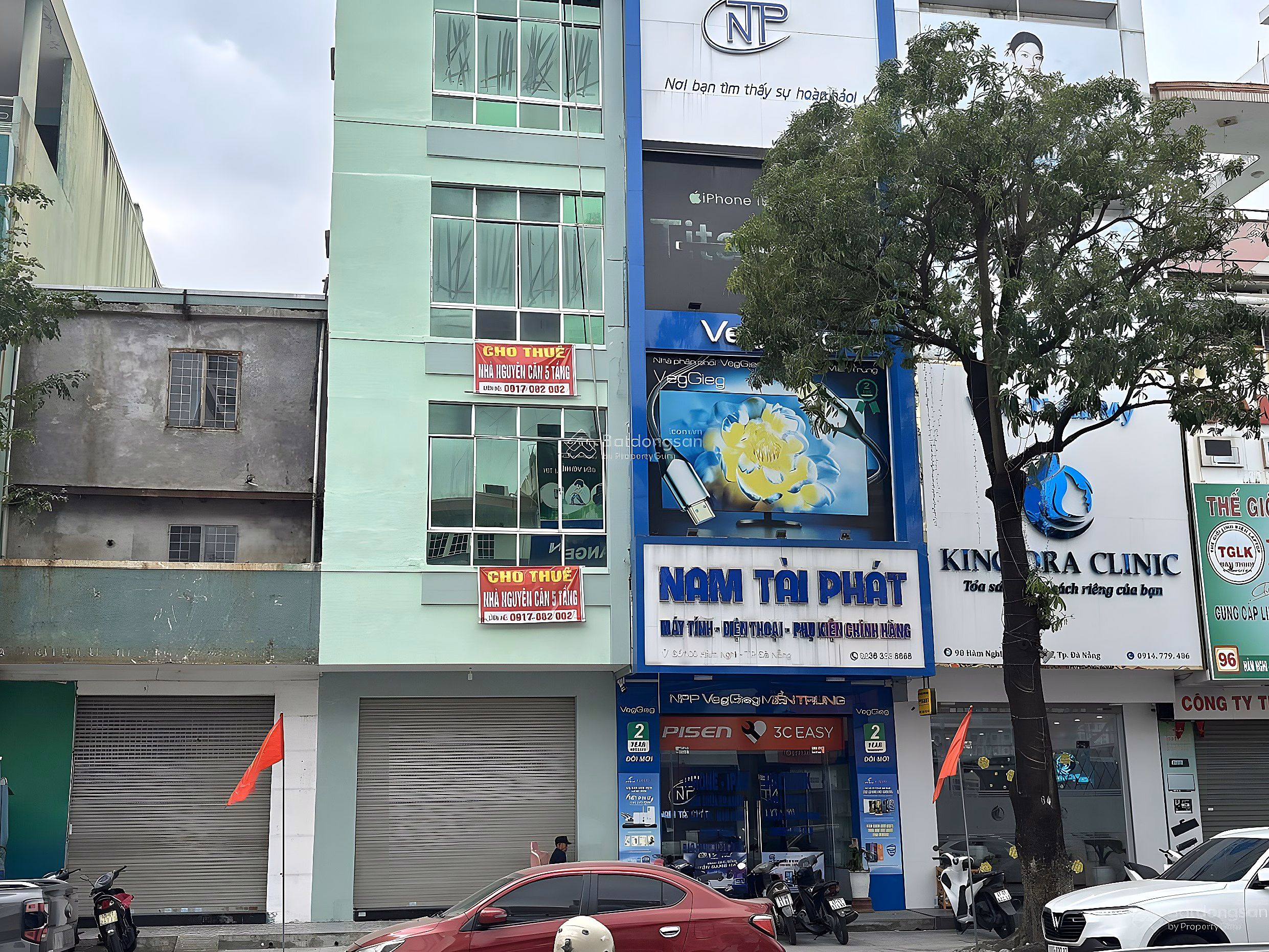 5-storey house for rent in front of Ham Nghi, electronic quarter, Thanh Khe bank. 0886 687 ***