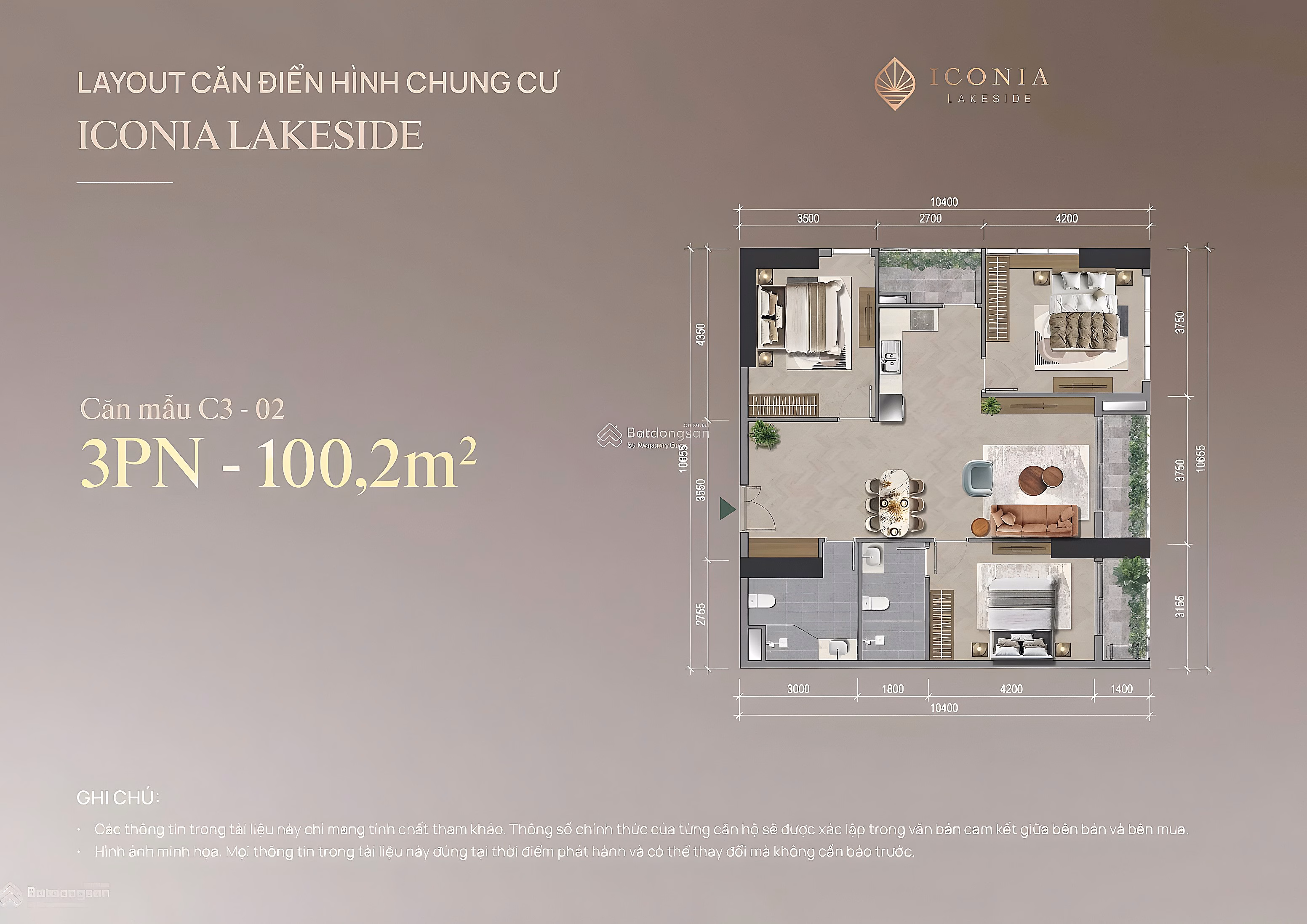 Rare item! 2 diplomatic rates, corner unit 05 - 3 bedrooms, lake view, no 3rd apartment