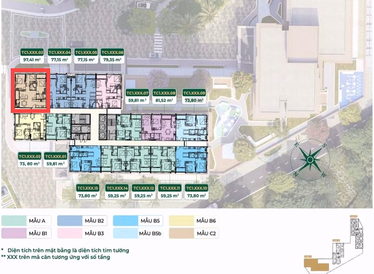 Trellia Cove corner apartment 3 bedrooms-2 bathrooms, 2 balconies, discount up to 15.5%, 27-month tax support