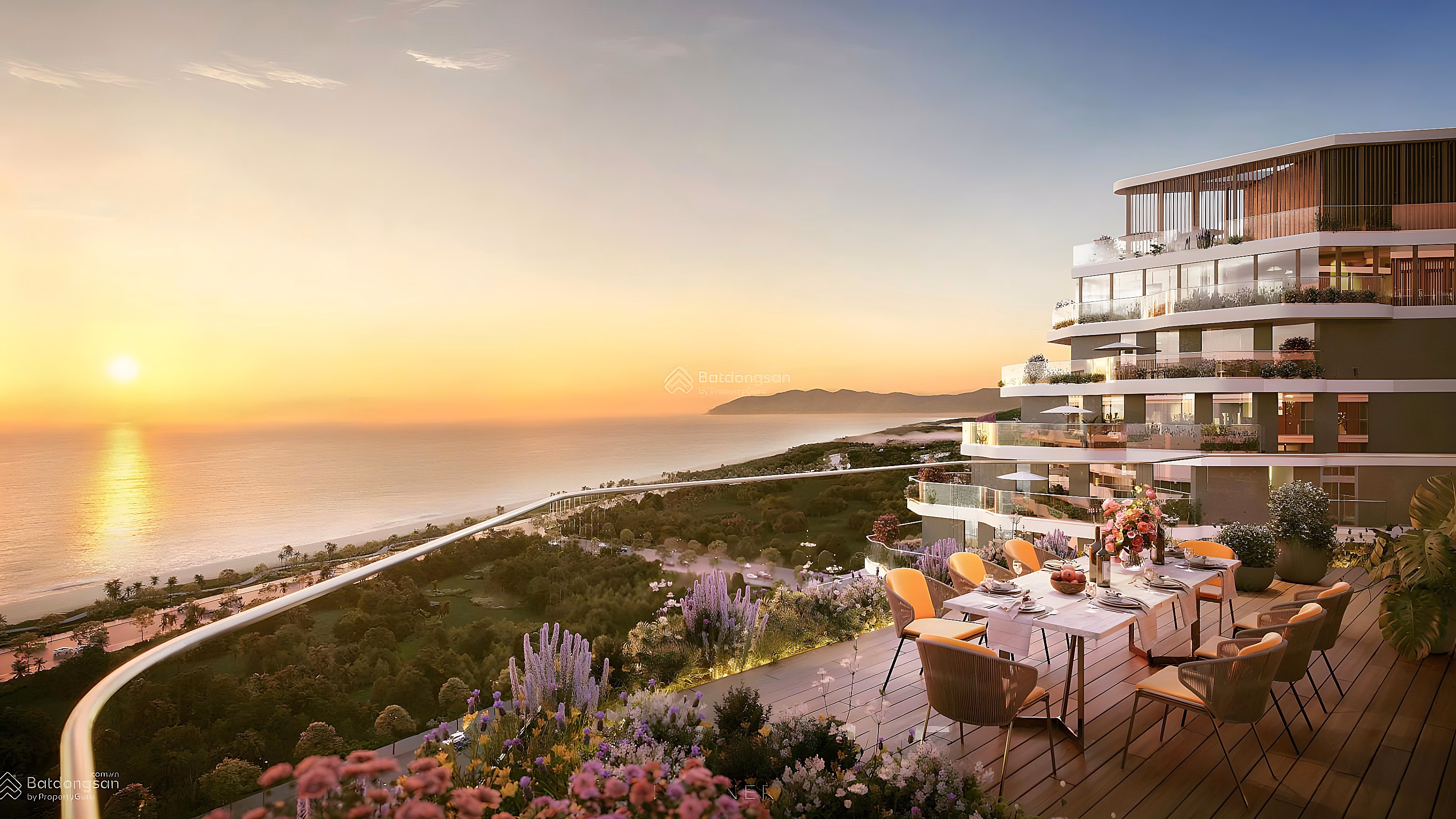 2 bedroom 1 beach apartment facing Southeast, area 53m², price 4 billion VND. Discount up to 18%, long-term red book
