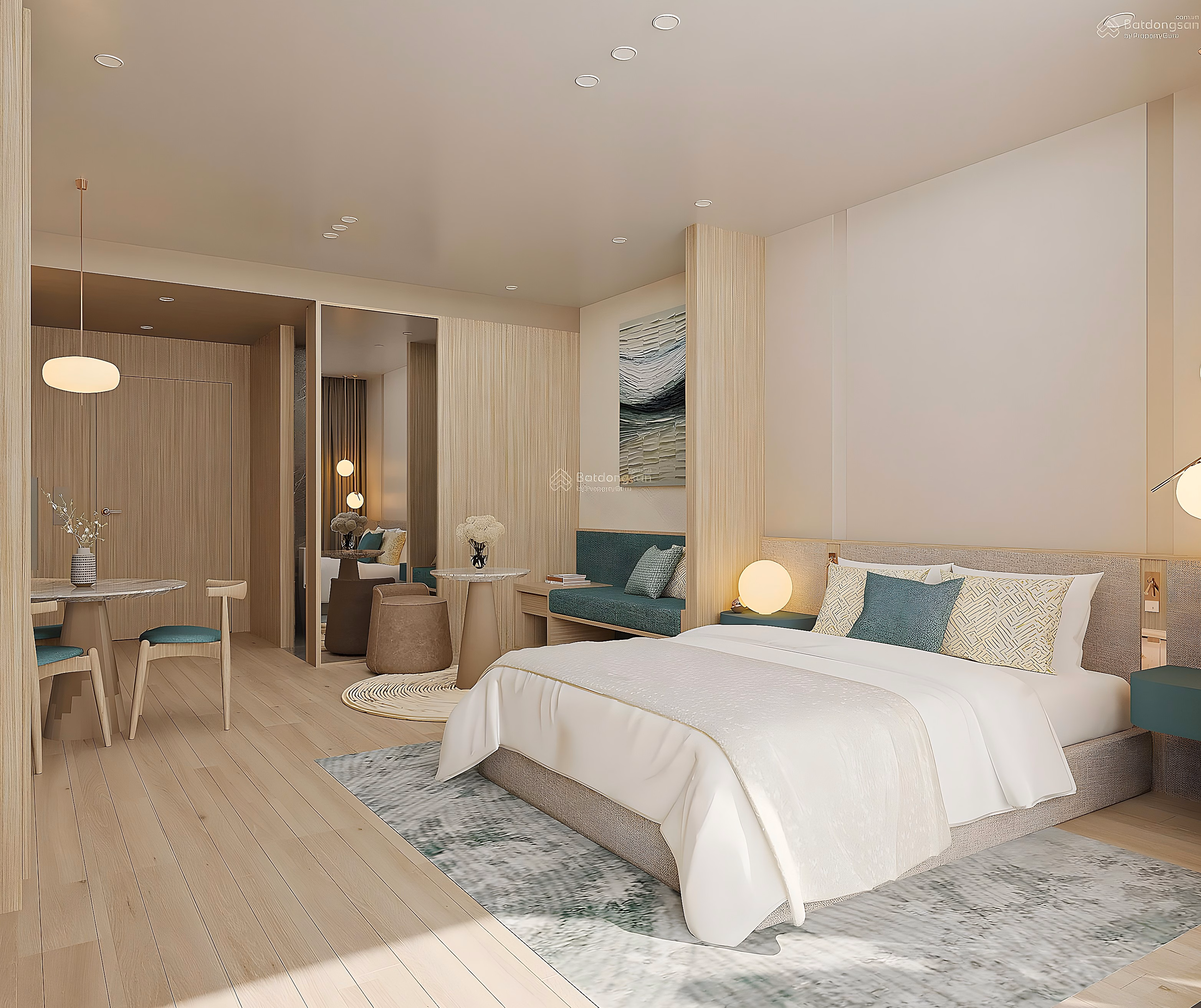 Welcoming APEC 2027 with a beachfront studio apartment, area 28m², facing Southeast at Bai Truong - Phu Quoc