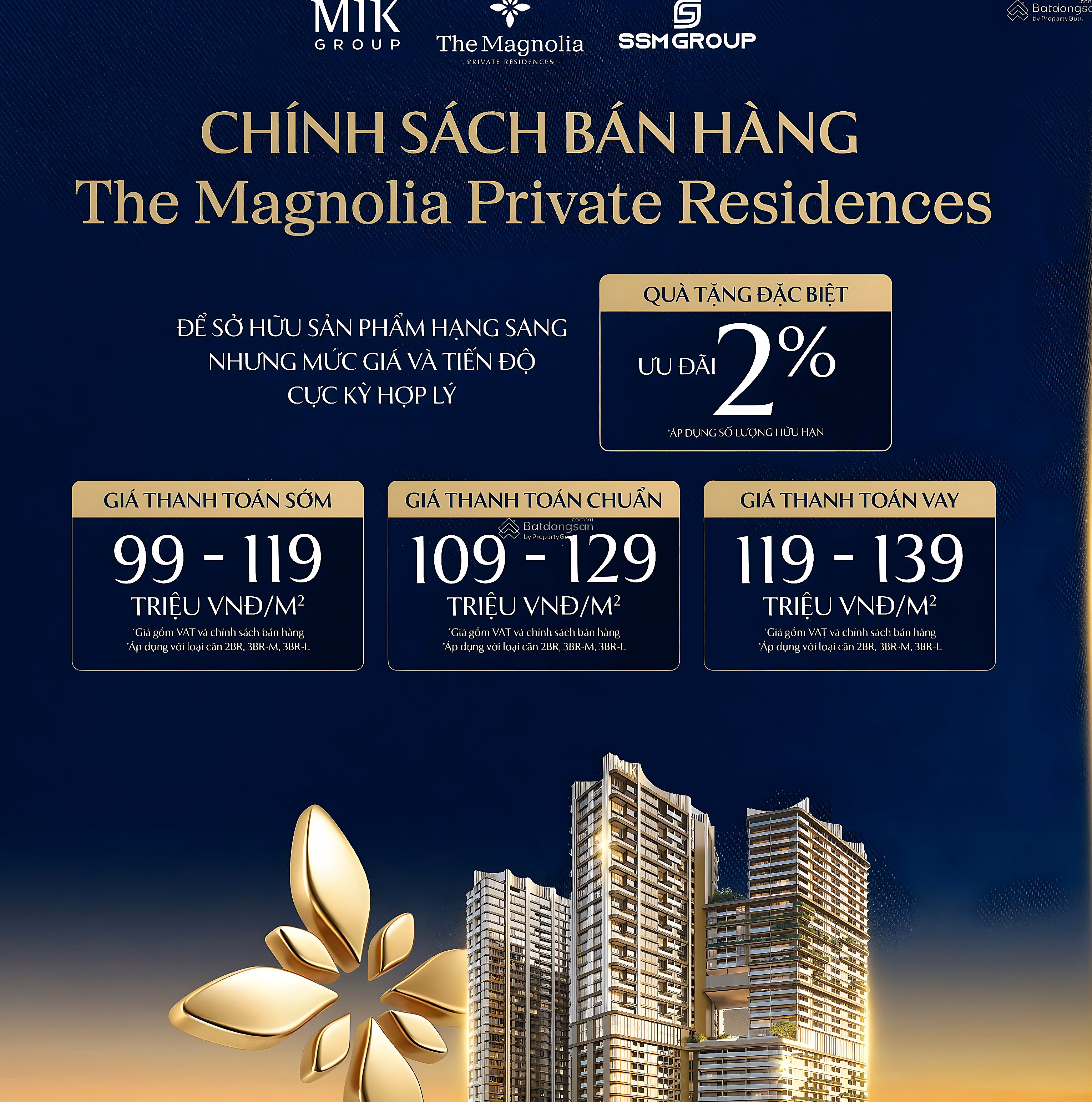 F1 Agent - The Magnolia - Consulting on booking 2-bedroom 3-bedroom apartments with 18.5% discount