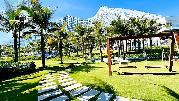 Apartment for rent with 2 bedrooms, 2 bathrooms, airy all day, city park view + sea view, price only 6.5 million
