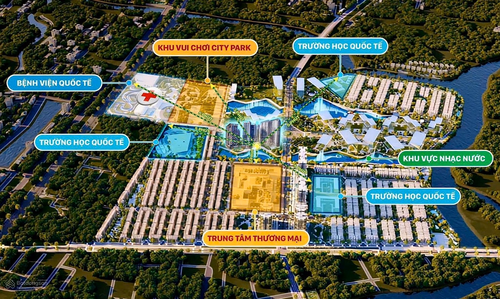 Selling 2 bedroom apartment, view of shopping mall, LUMIERE MIDTOWN, Global City, District 2. Good price, only 11 billion/unit. Airy, beautiful view
