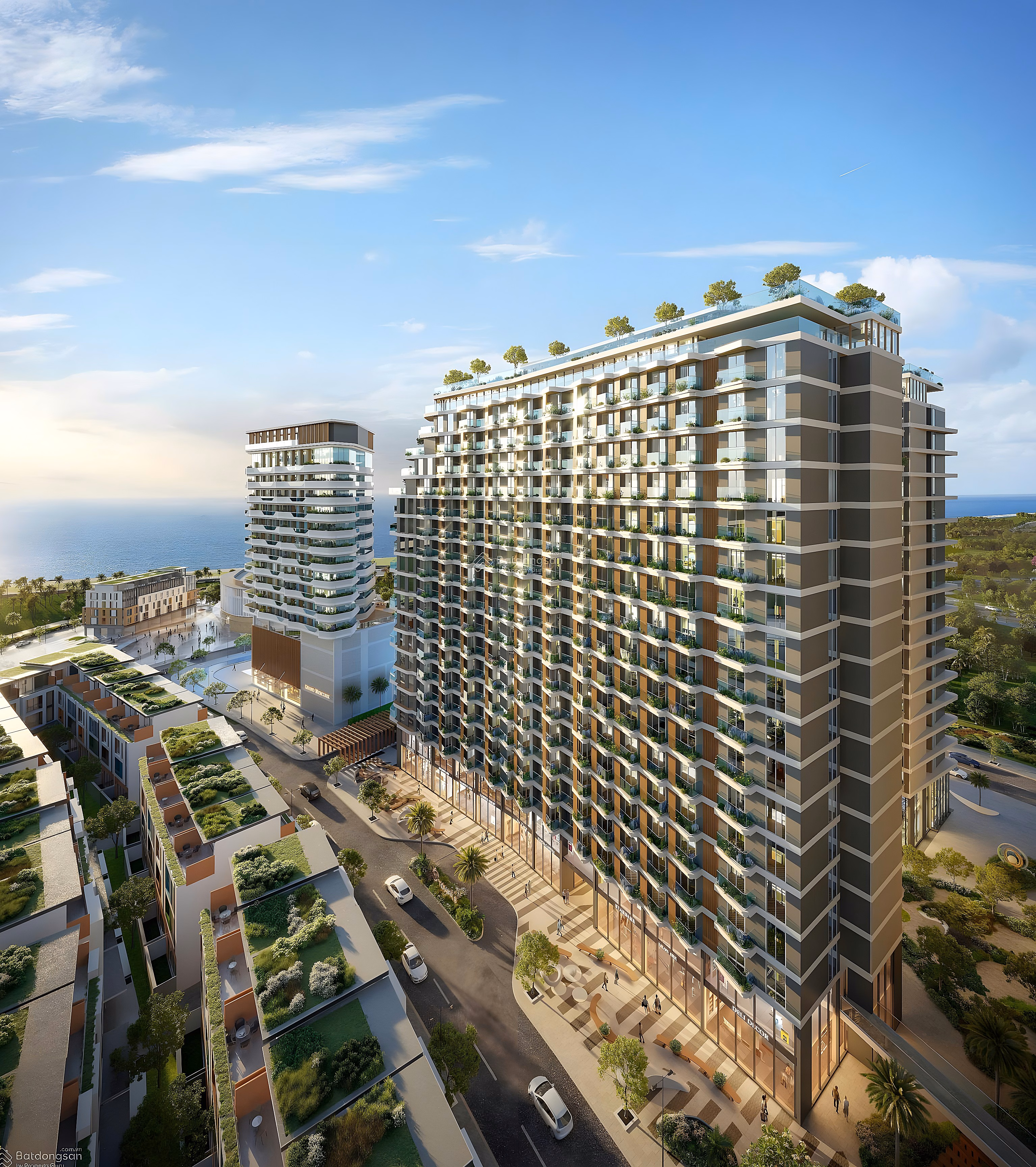 FOR SALE 1BR+ APARTMENT, 44.35m2, SEWARD FACING ON BILLION DOLL Street, DT975 AT TRUONG BEACH, 18% deposit, WITH RED BOOK