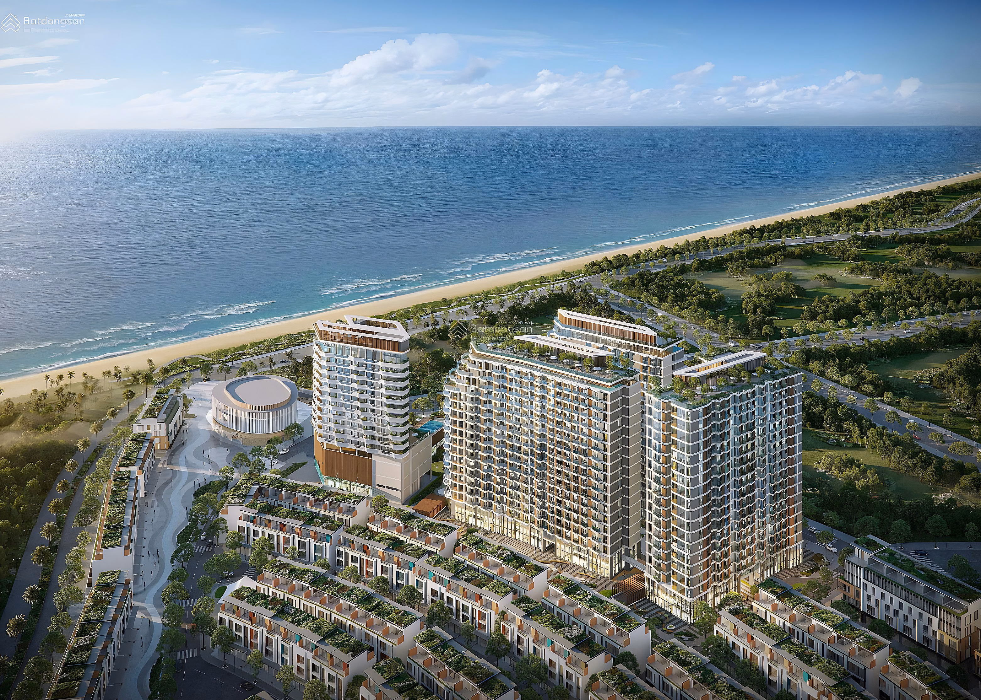 FOR SALE 1BR+ APARTMENT, 44.35m2, SEWARD FACING ON BILLION DOLL Street, DT975 AT TRUONG BEACH, 18% deposit, WITH RED BOOK
