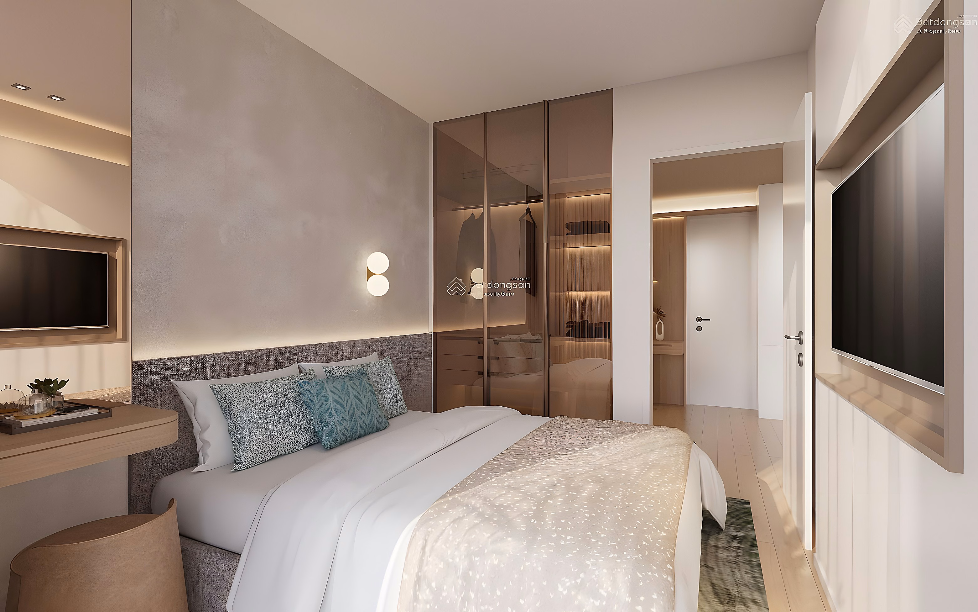 FOR SALE 1BR+ APARTMENT, 44.35m2, SEWARD FACING ON BILLION DOLL Street, DT975 AT TRUONG BEACH, 18% deposit, WITH RED BOOK
