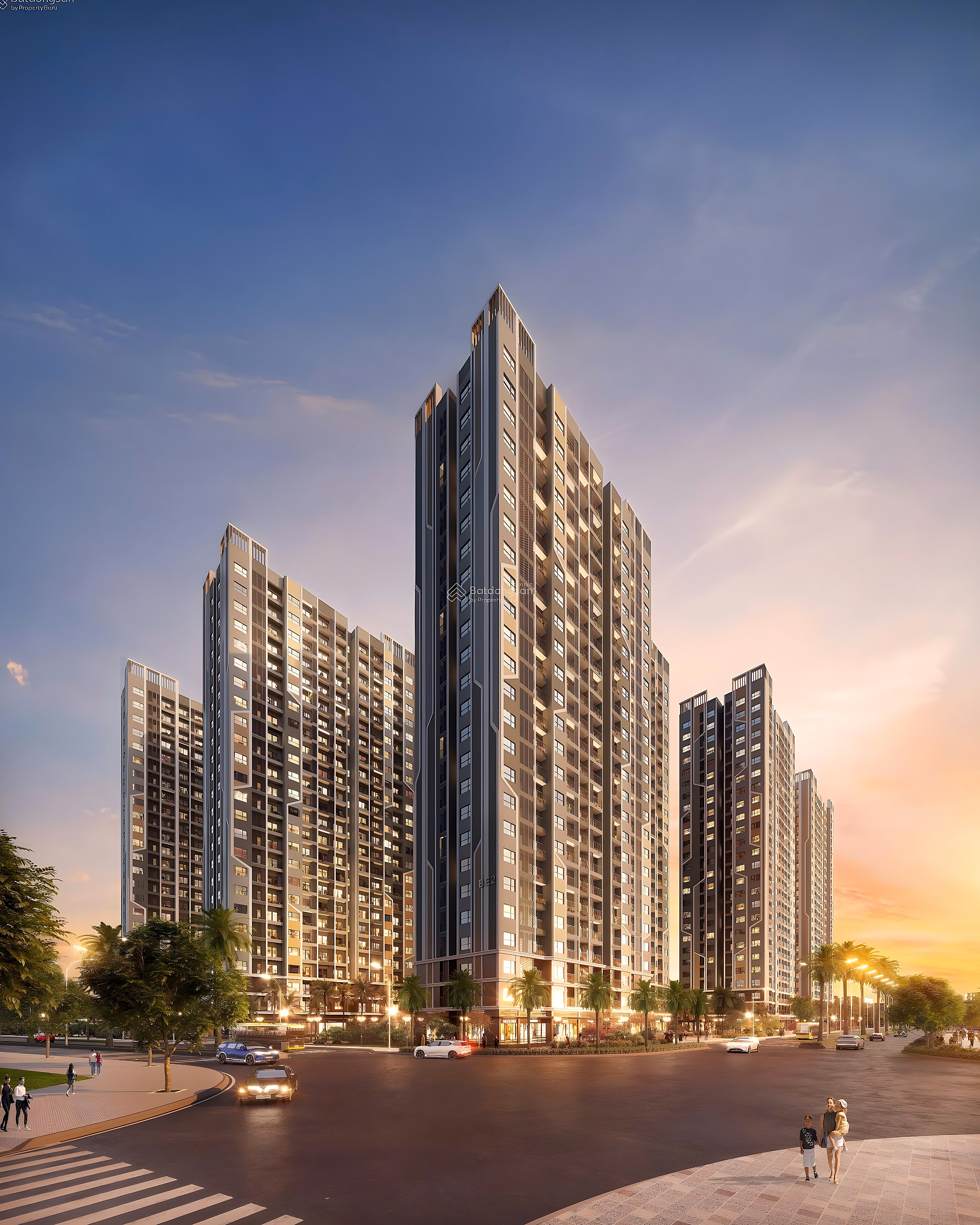 Only 59 million/m2 apartment 79m2 waterfall view, can be designed into 3 bedrooms!