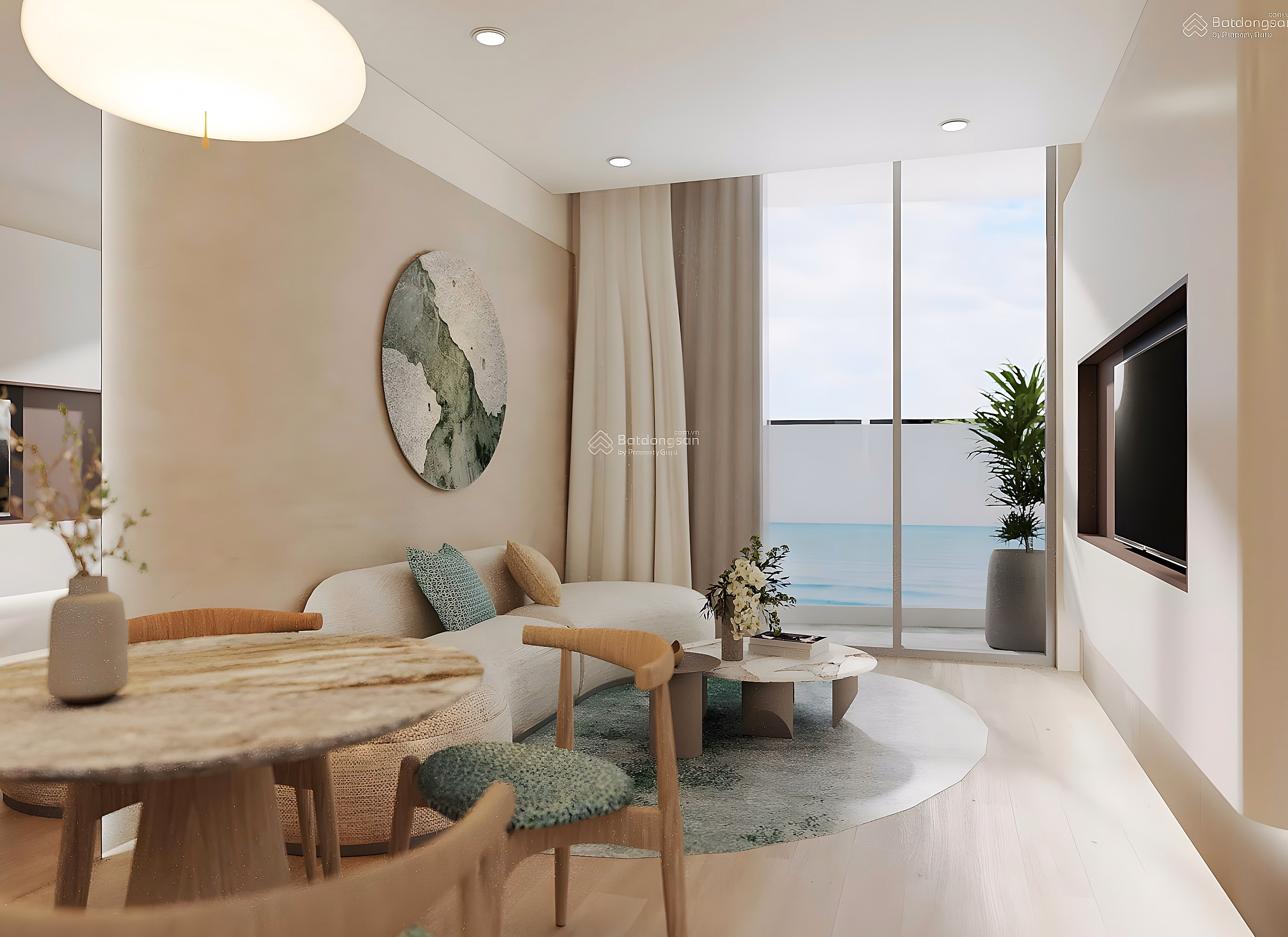 SUPER PRODUCT 1BR+1 HOTTEST BEACH AT TRUONG BEACH, Area 50m2, ENERGY ORIENTATION, AIR VIEW, PRICE 3.8 BILLION