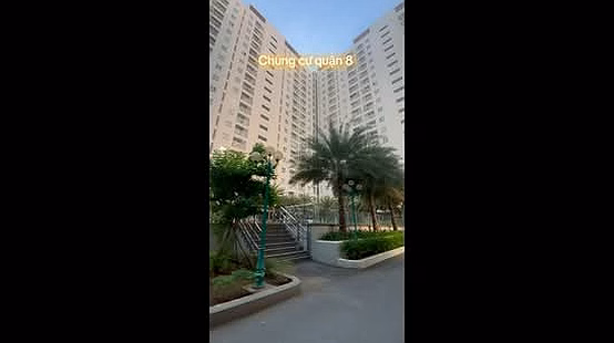 District 8 Tara Residence apartment has 81m2: 2 bedrooms, 2 bathrooms with furniture 4 billion,050
