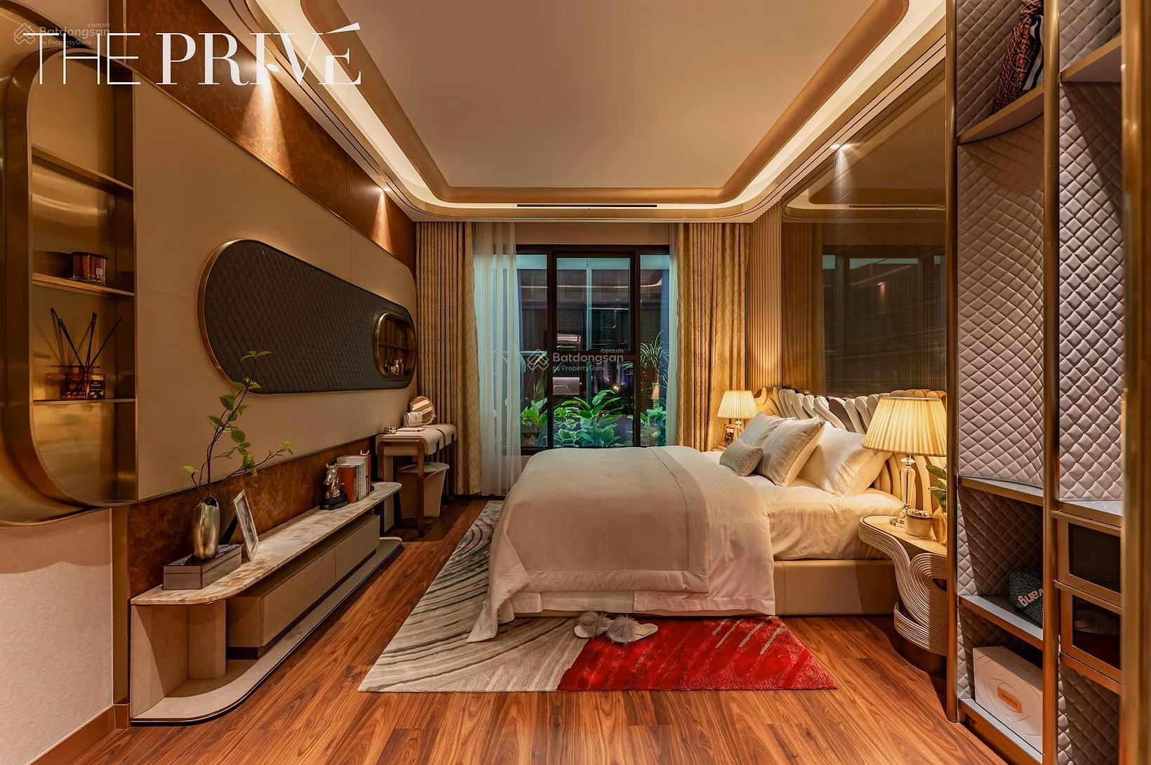 The Prive 2-bedroom apartment in District 2, beautiful airy view of Thu Thiem river, North direction, price 120 million/m2