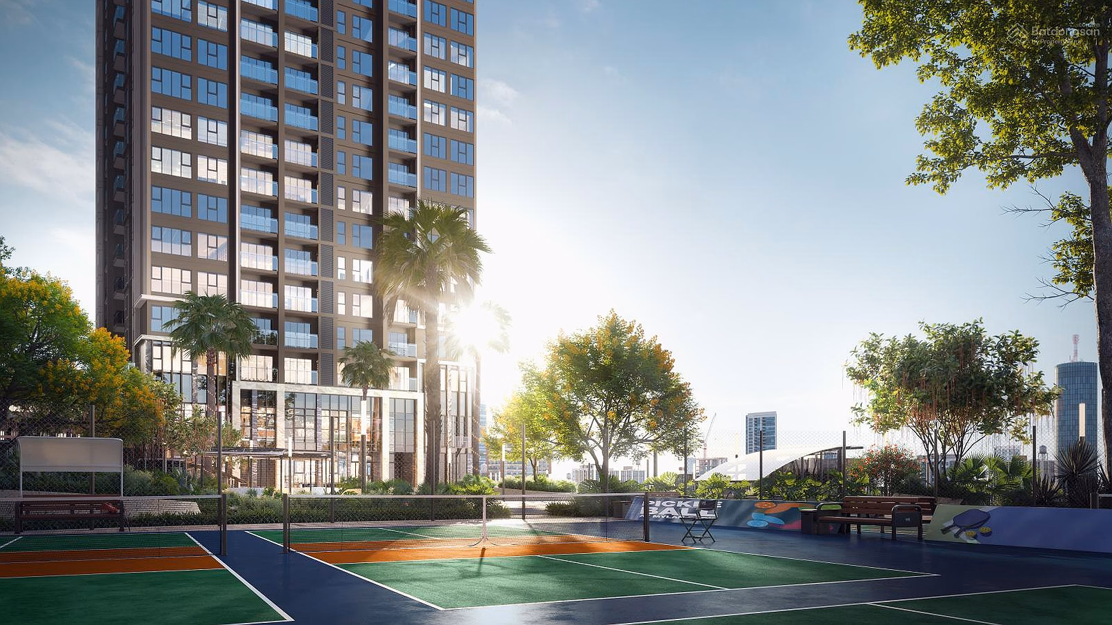 The Prive 2-bedroom apartment in District 2, beautiful airy view of Thu Thiem river, North direction, price 120 million/m2