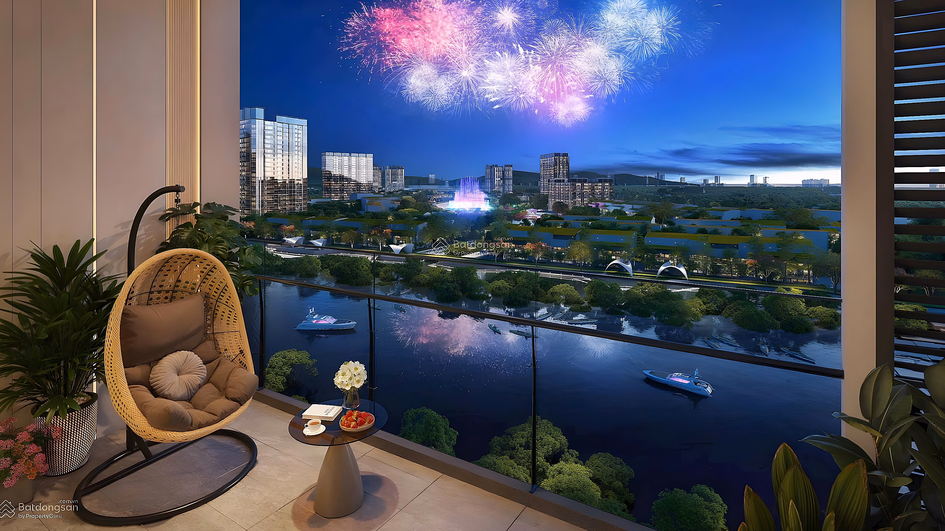 Own an apartment with fireworks view at Onsen 2 building - Charmora city for only 2.36 billion