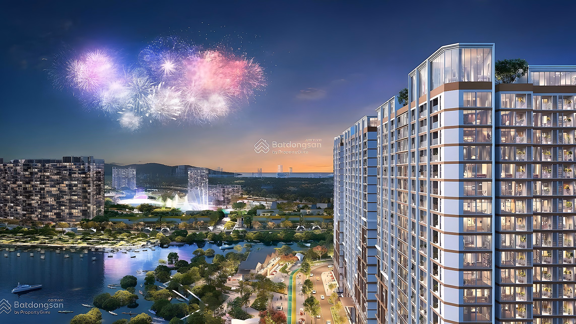 Own an apartment with fireworks view at Onsen 2 building - Charmora city for only 2.36 billion