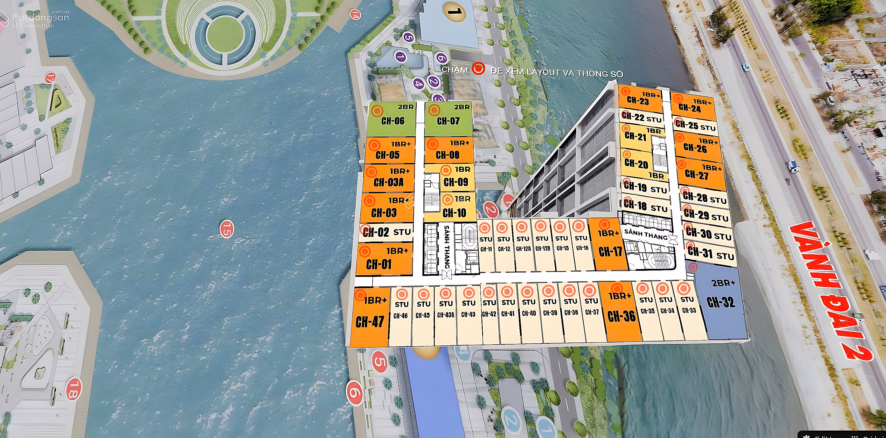 Receive Bookings for The Fest 2 (F2) Charmora City Nha Trang - Phase 1 Original Price Sun Group - Only receive 50 million