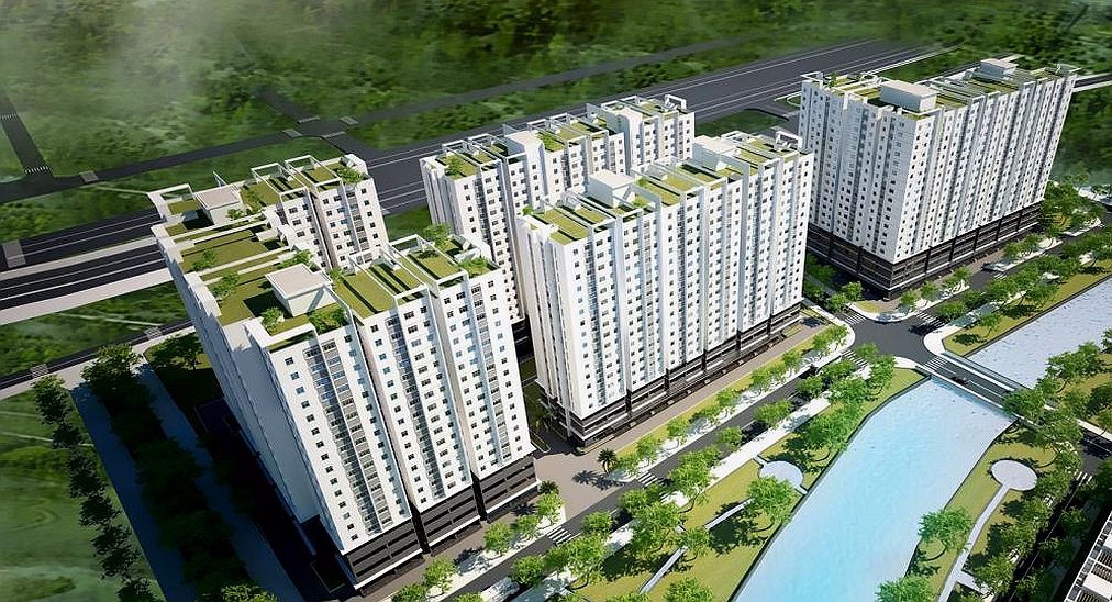 Apartment 91m2 3PN2WC has pink book at surprisingly cheap price at Sunview Town apartment building, Thu Duc