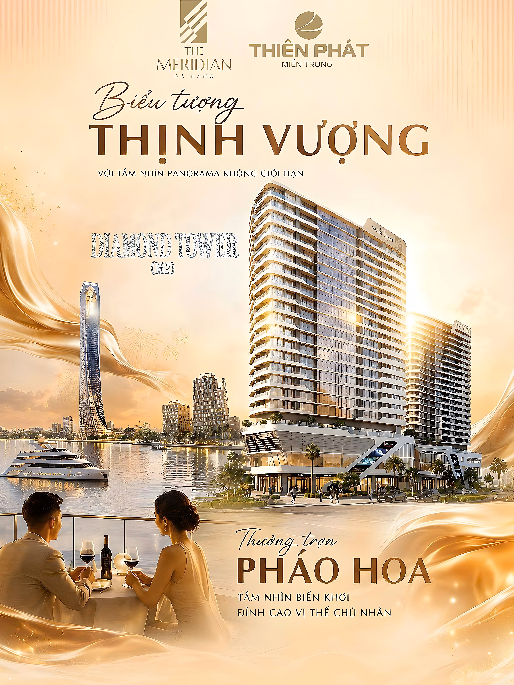 The Meridian Da Nang - Luxury apartment on the banks of the Han River, directly facing Downtown and DIFF stand