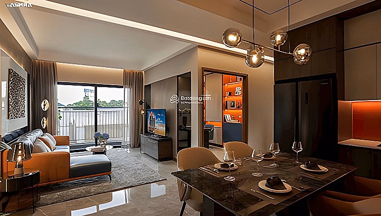 Apartment for sale at Oriental Plaza 685 Au Co, good price for only 2 billion units, area 77m2 - 2 bedrooms - 2 bathrooms - Red book ready
