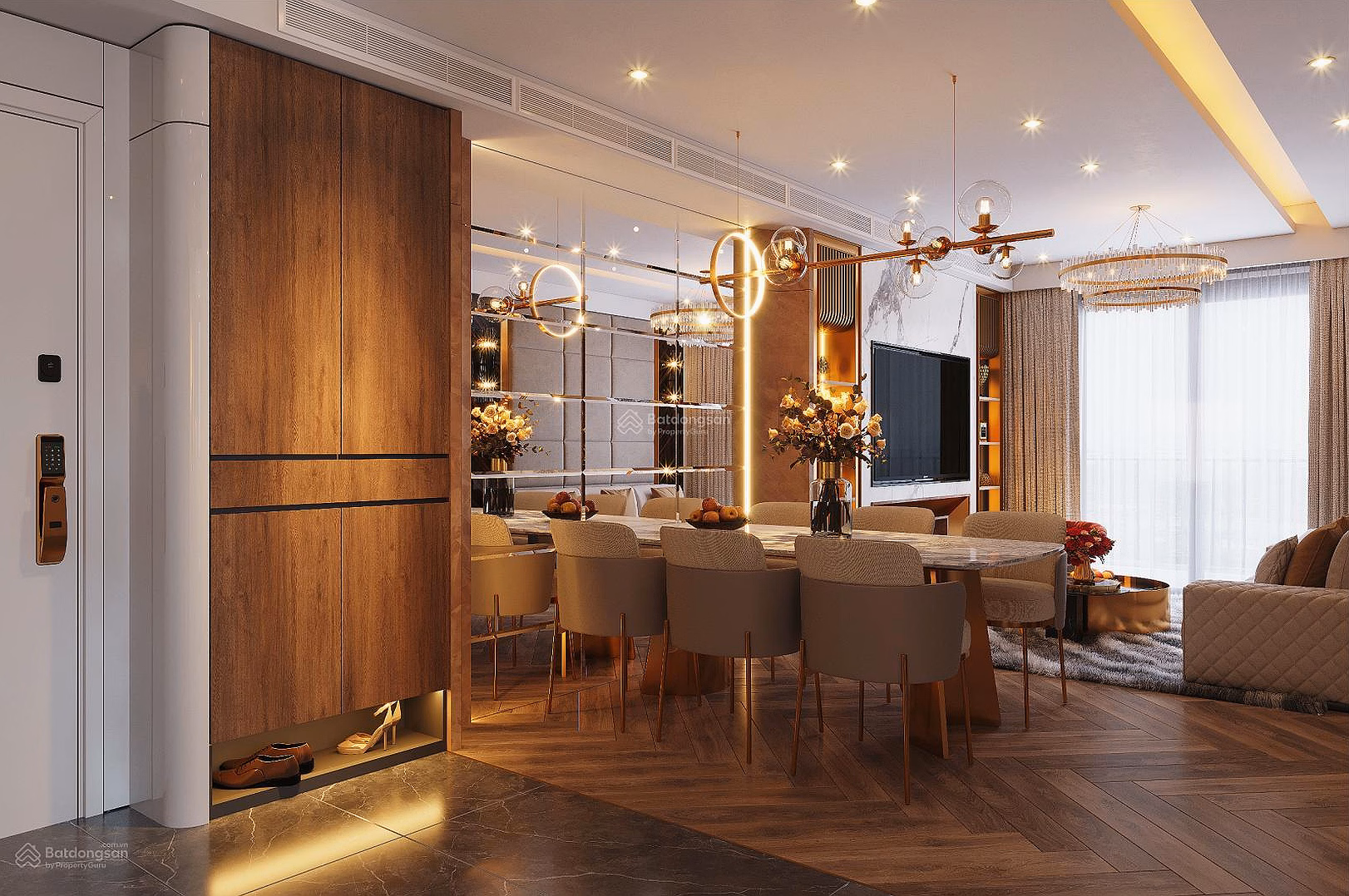 Selling a 2-bedroom luxury apartment next to Masterise Cao Xa La for 5.4 billion, marble kitchen, ceiling air conditioner