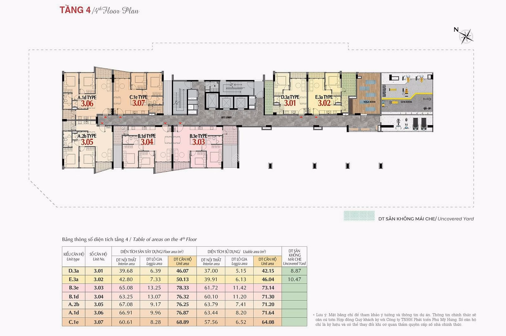 Aurora Phu My Hung private garden apartment, 1 bedroom 47m2 + garden 9m2, new decor, utility floor