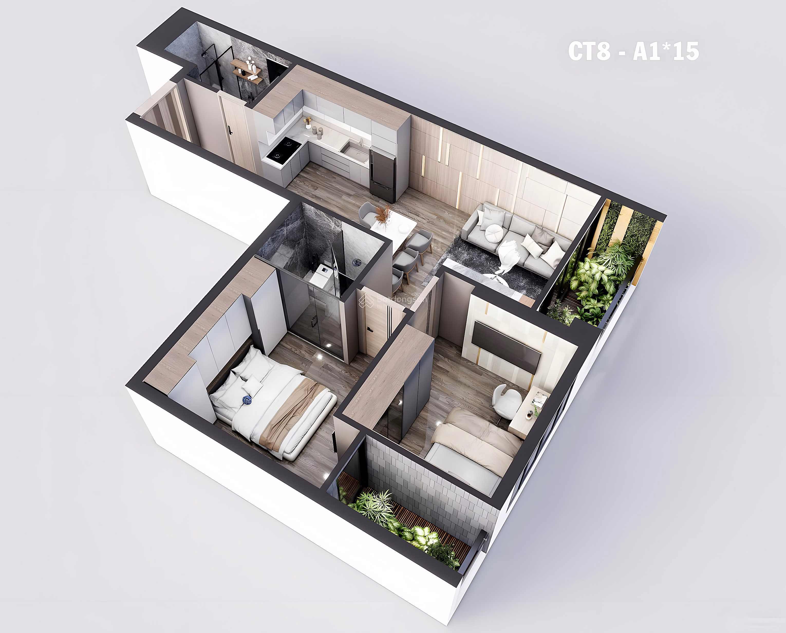 Ruby Riverside Long Bien apartment for sale, block A1, beautiful apartment, free of charge, owner