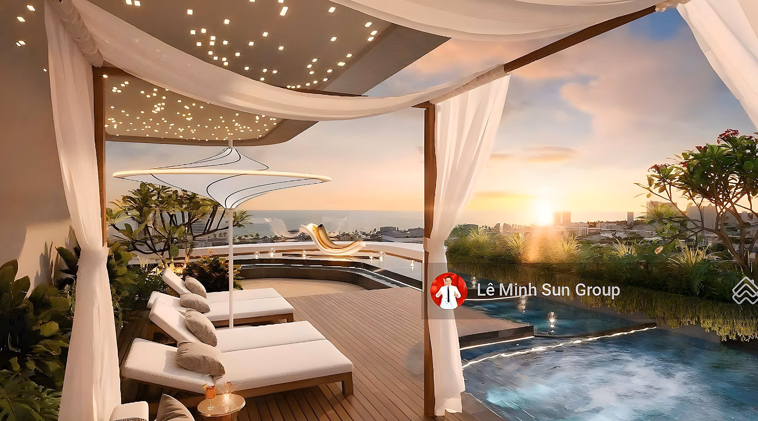 5-star luxury apartment right at Dragon Bridge - balcony with beautiful fireworks view and sea view