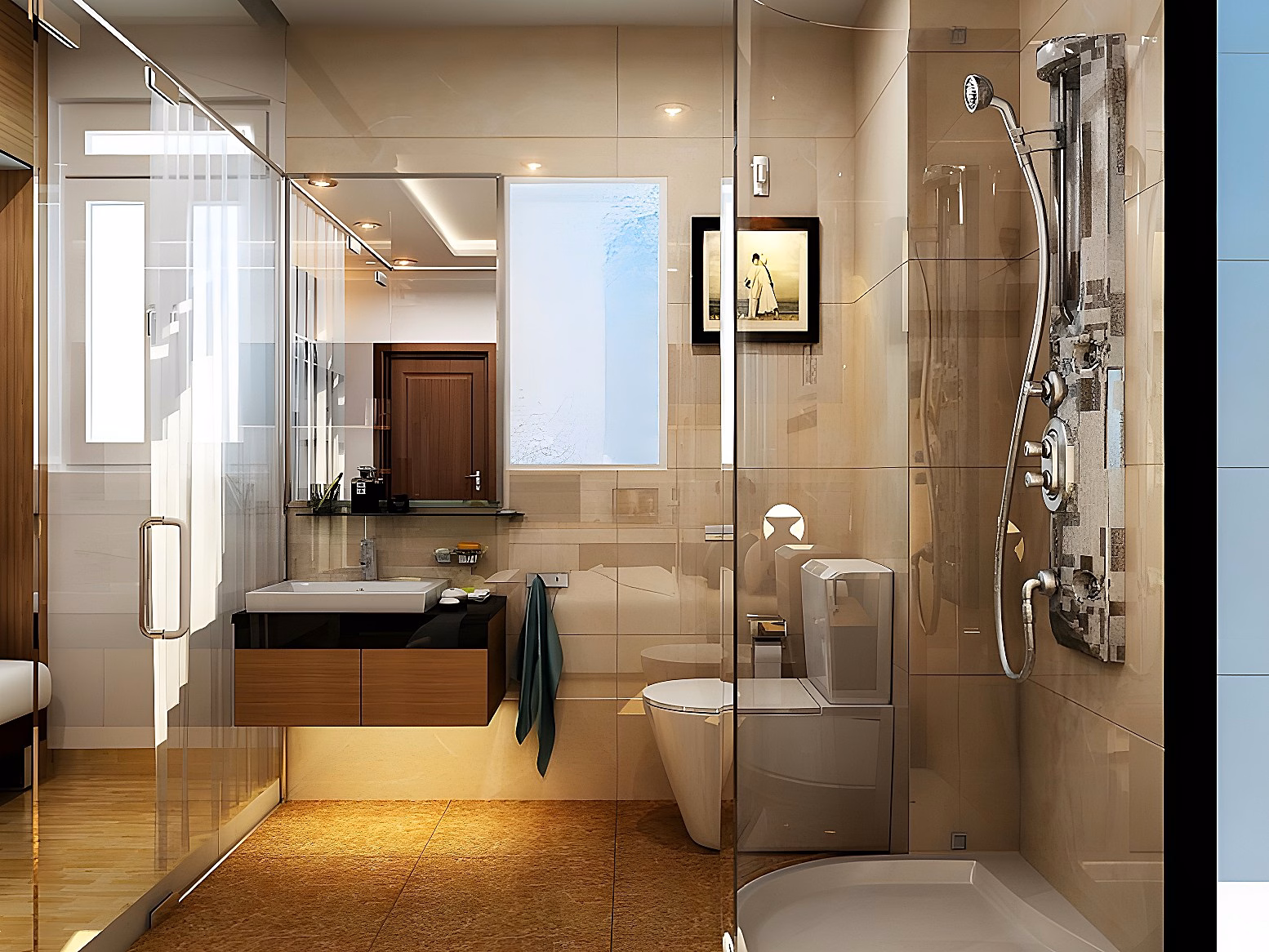 Owner sells apartment 187 Nguyen Luong Bang - Price 7.15 billion - corner apartment - balcony SE - 66m2 - 2 bedrooms 1 bathroom