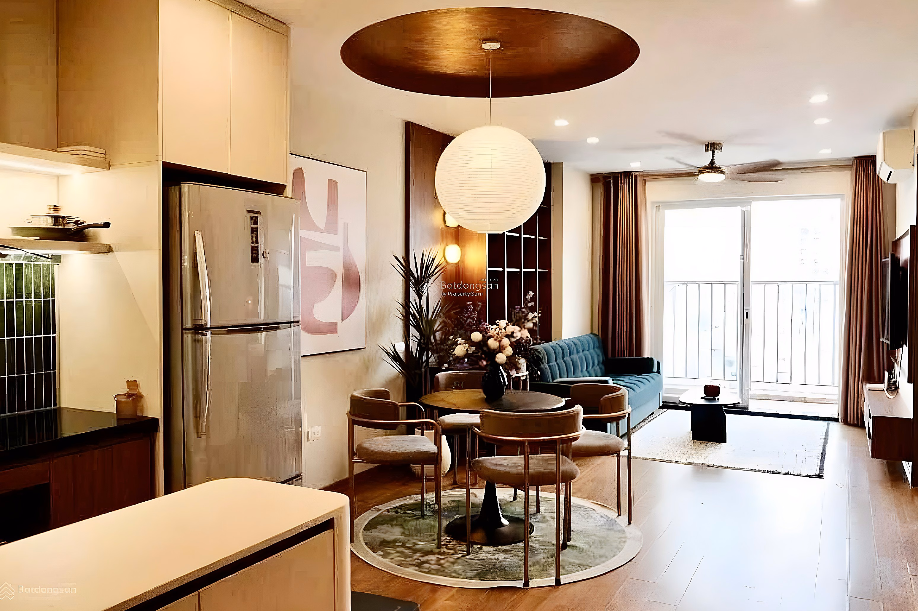 Extremely rare: Apartment CC Beriver 390 Nguyen Van Cu, golden coordinates. Area 65m², 2 bedrooms, 2 bathrooms, only 6 billion.