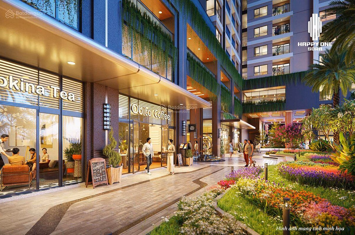 Selling rare apartments at Happy One Sora, 2.86 billion, 51.43m2, 1 bedroom, 1 bathroom