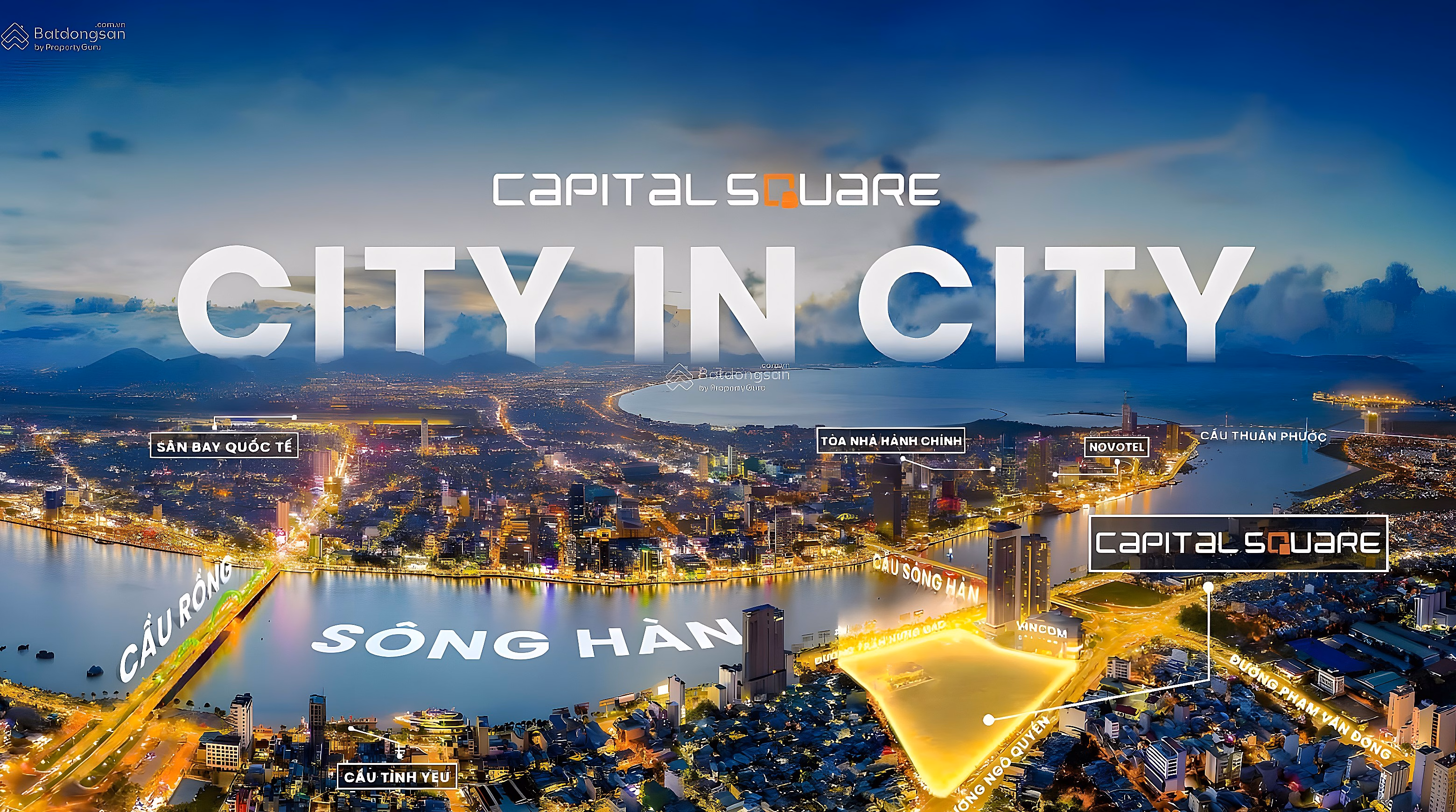 Capital Square Da Nang only owns 25% of its equity capital to immediately own a luxury Han River apartment