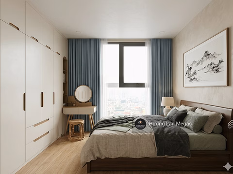 2N2WC apartment for only 13.5 million/month, close to Mai Dich intersection, nice basic decor, full furniture