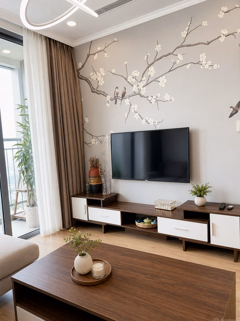 Tuan specializes in Vinhomes - 2-bedroom apartment with beautiful interior like the photo. Many options available. (There are car slots)