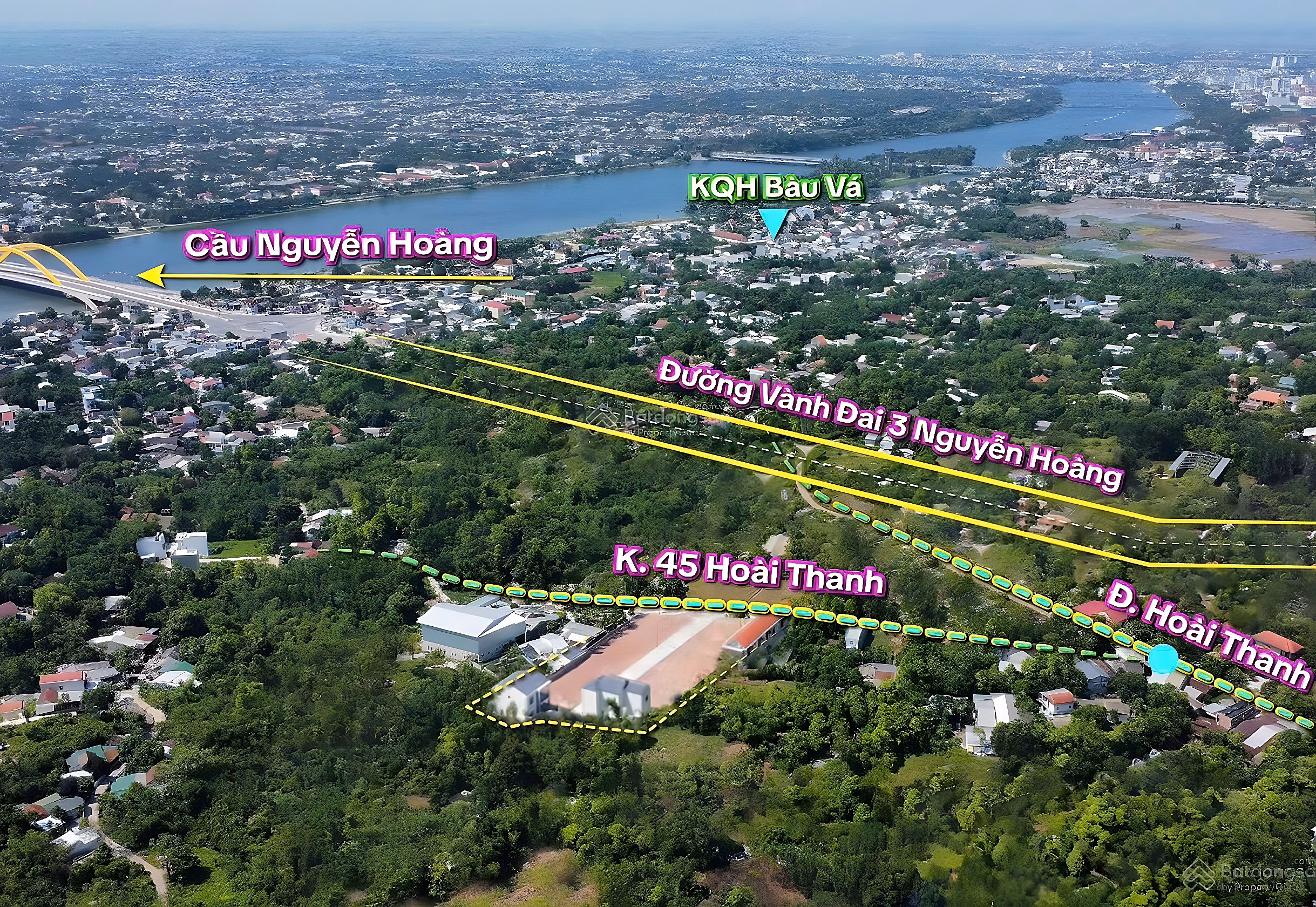 Hoai Thanh subdivision area connects to Bui Thi Xuan, Thuy Xuan, Hue City. Edge of Ring shaft 3