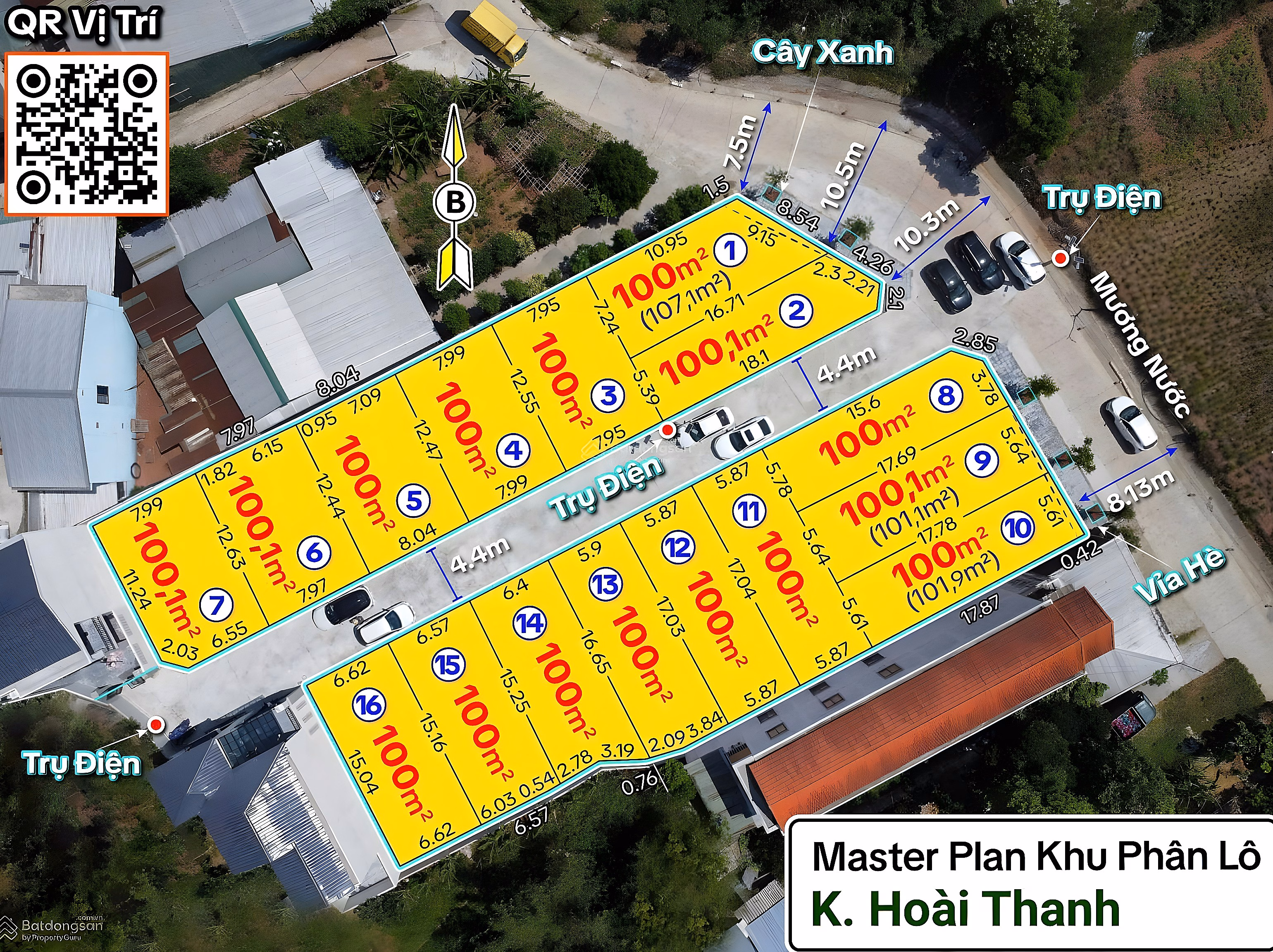 Hoai Thanh subdivision area connects to Bui Thi Xuan, Thuy Xuan, Hue City. Edge of Ring shaft 3